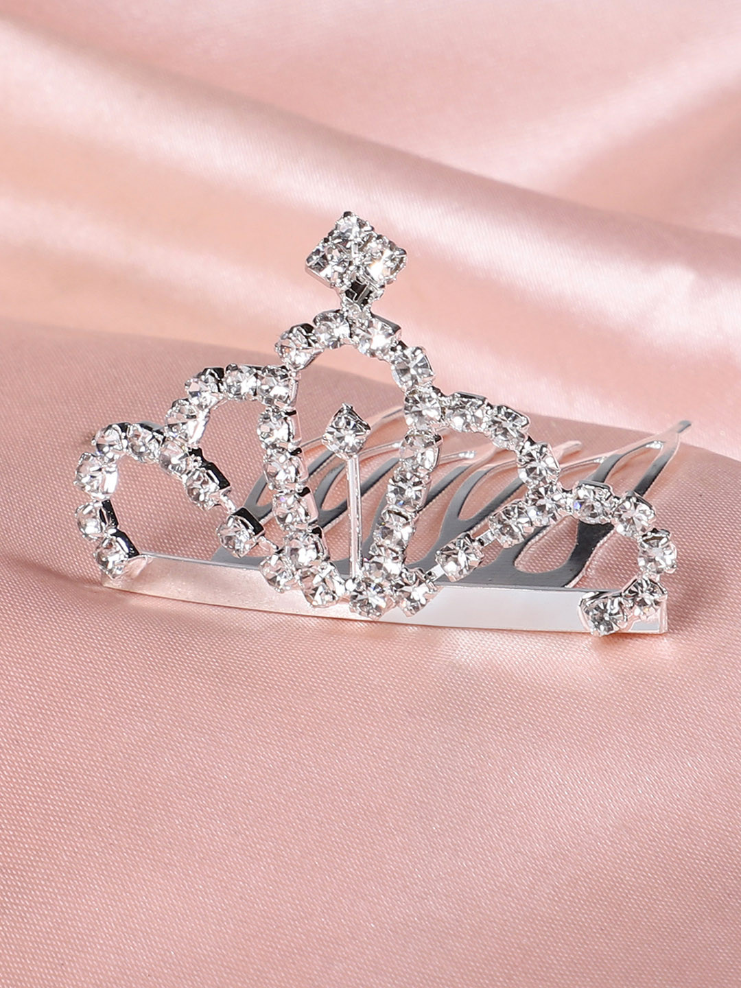AQUASTREET Silver-Toned Embellished Tiara