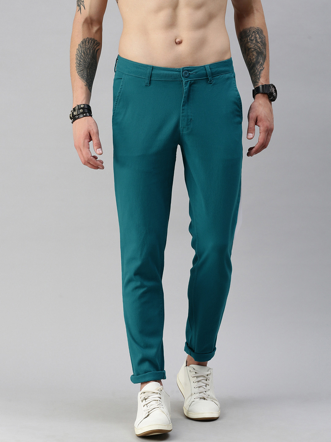 Roadster Men Blue Trousers