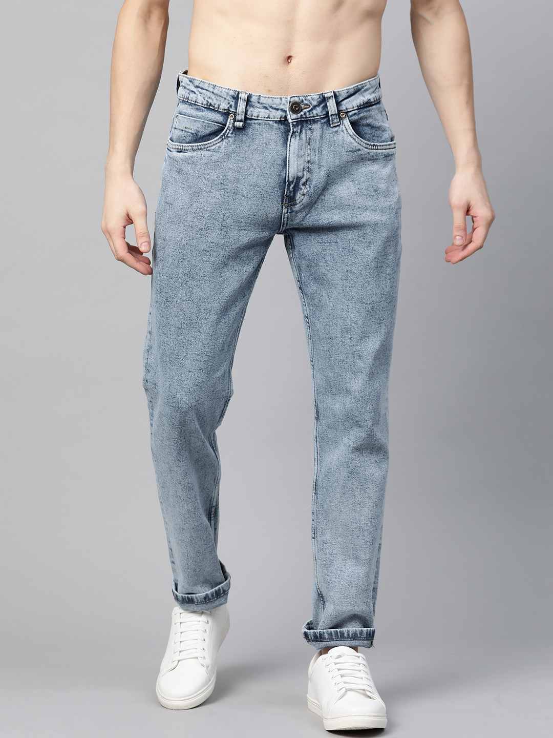 Roadster Men Blue Slim Tapered Fit Stretchable Jeans