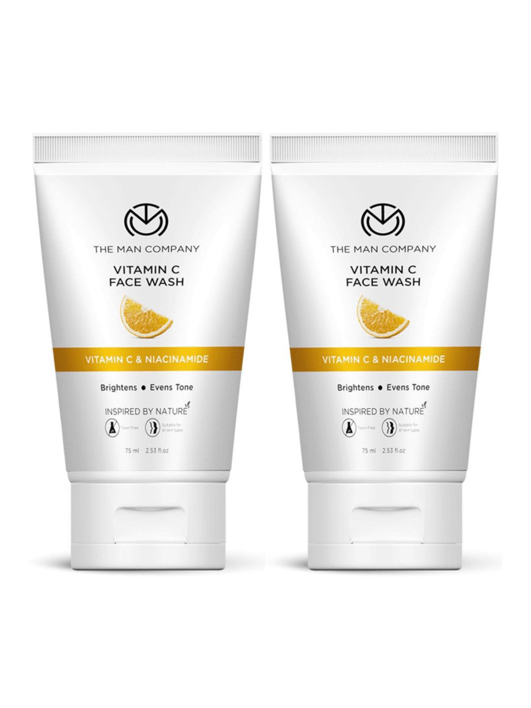 THE MAN COMPANY Set of 2 Turmeric & Moringa Vitamin C Face Wash