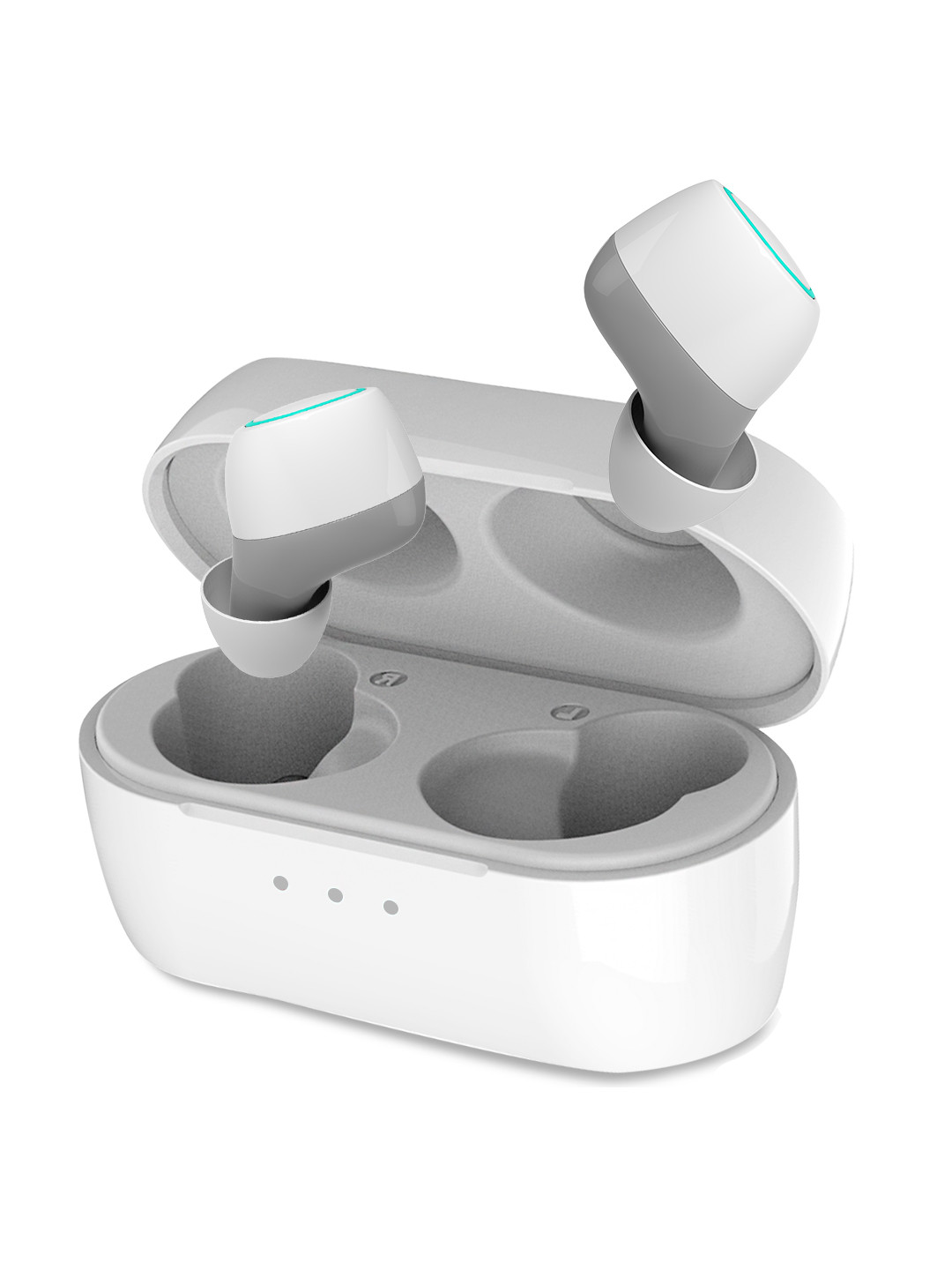 UNIGEN AUDIO Unisex White Solid True Wireless Earbuds