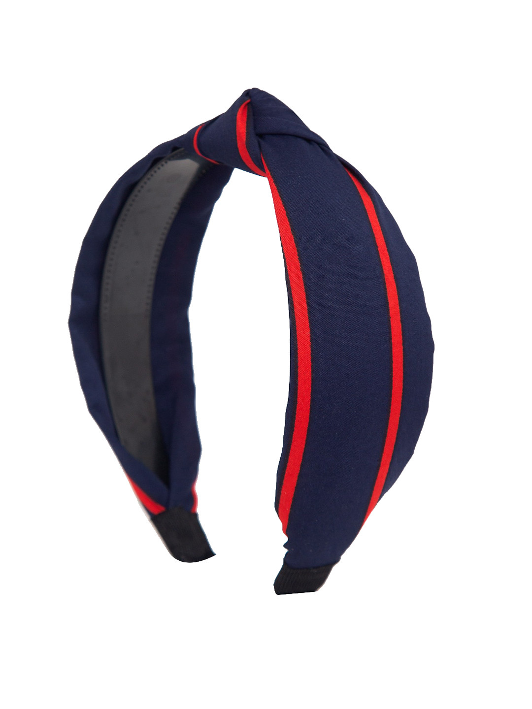 YouBella Navy Blue Striped Hairband