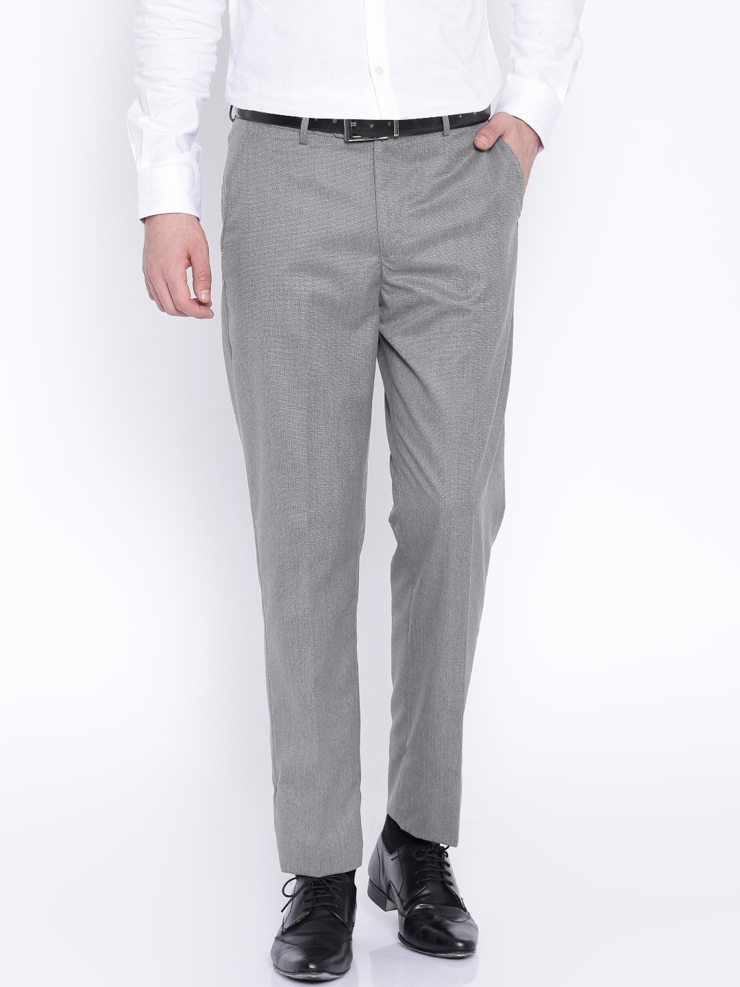 Peter England Casuals Trousers  Chinos Peter England Grey Trousers for  Men at Peterenglandcom