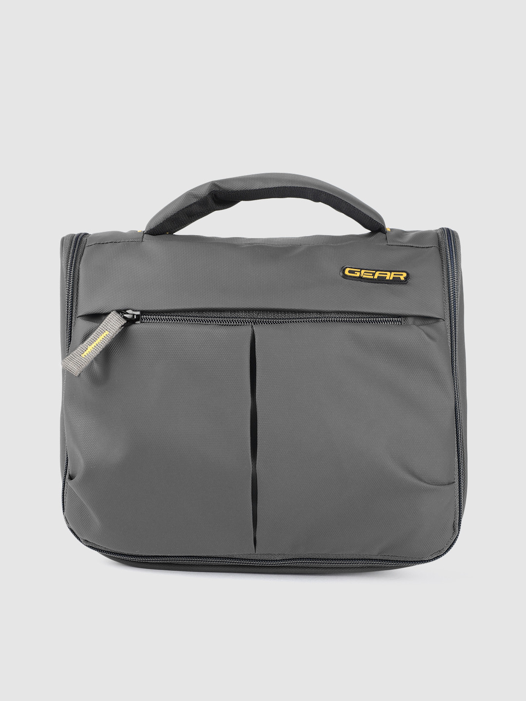 Gear Unisex Grey Solid Sauve Toilet Kit