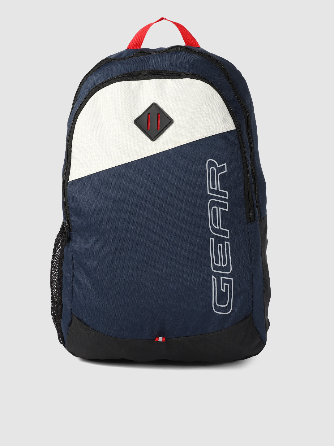 Gear Unisex Blue & White Colourblocked MODERN ECO 5 Backpack
