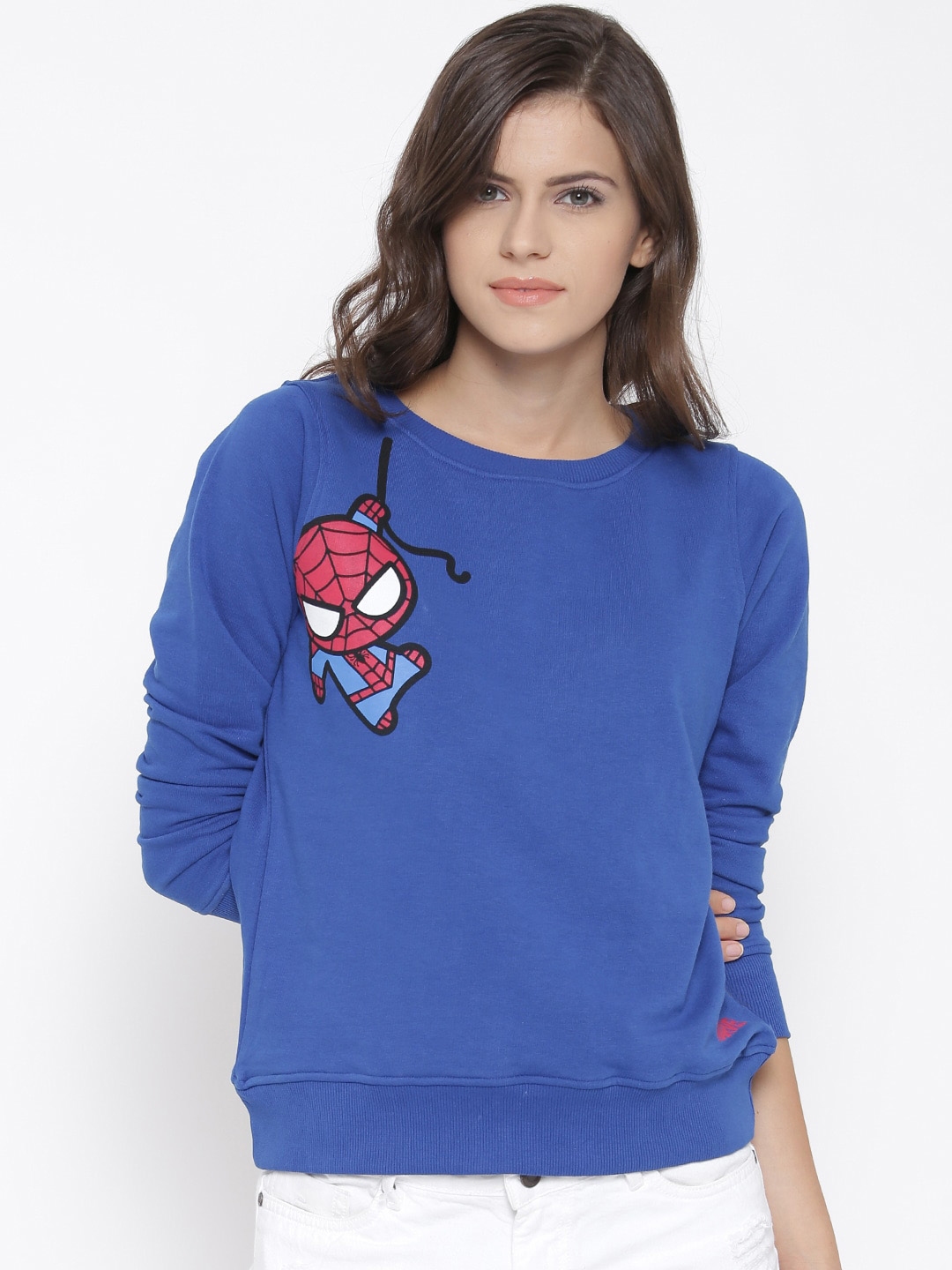 Spiderman sweatshirt womens top