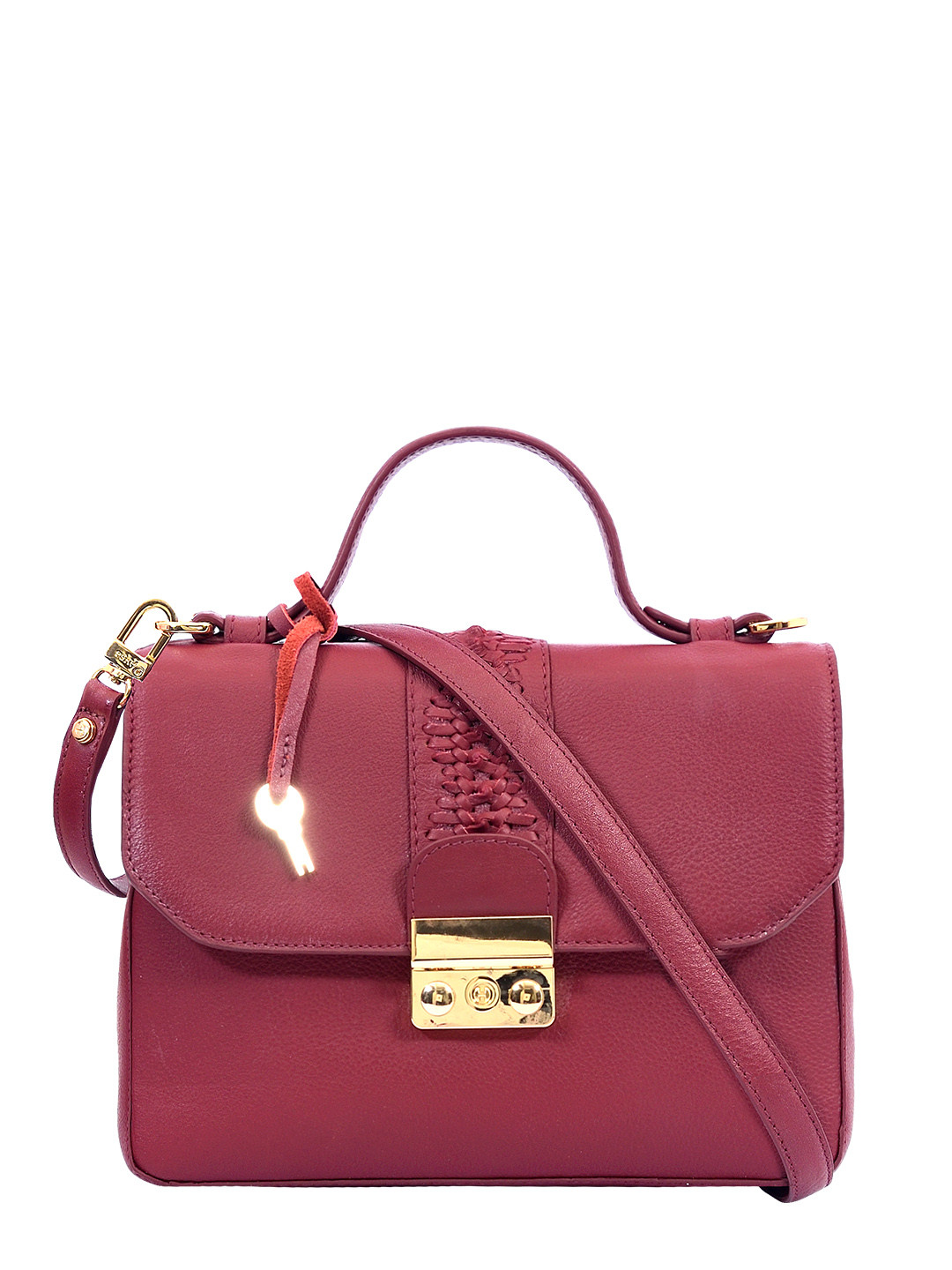 Eske Magenta Solid Sling Bag