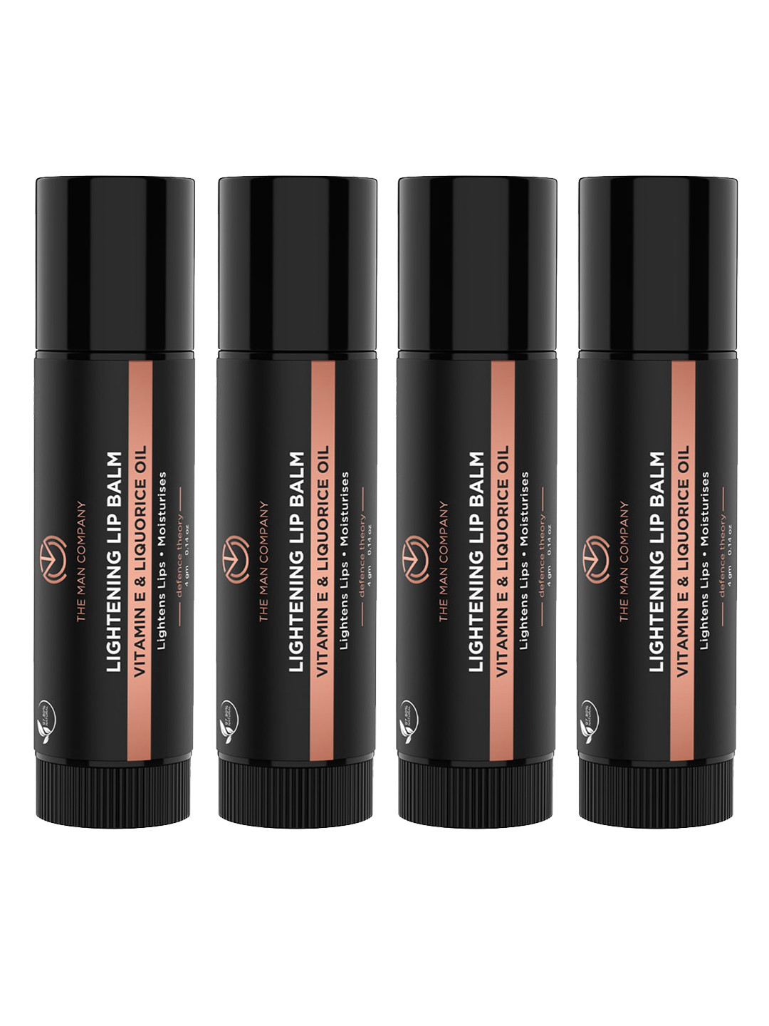 THE MAN COMPANY Set of 4 Lightening Lip Balms