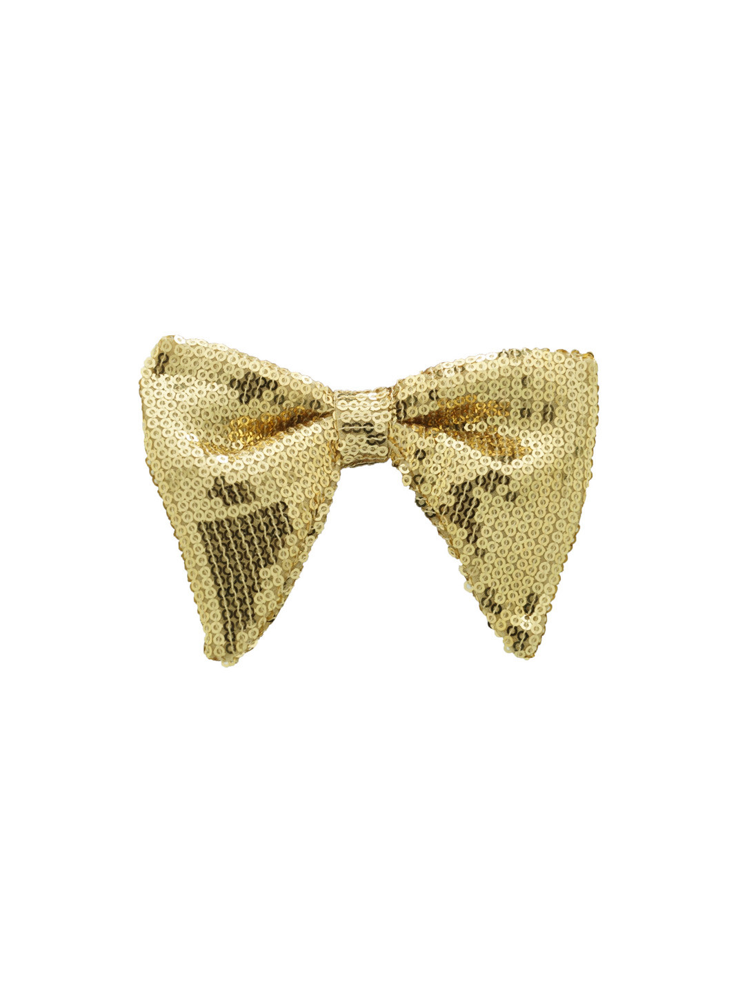 The Tie Hub Gold-Toned Sequinned Pre-Tied Bow Tie