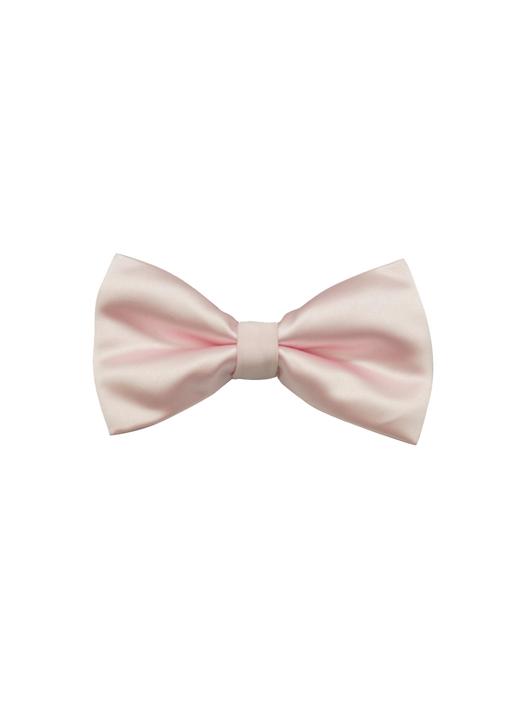 The Tie Hub Pink Solid Pre-Tied Bow Tie