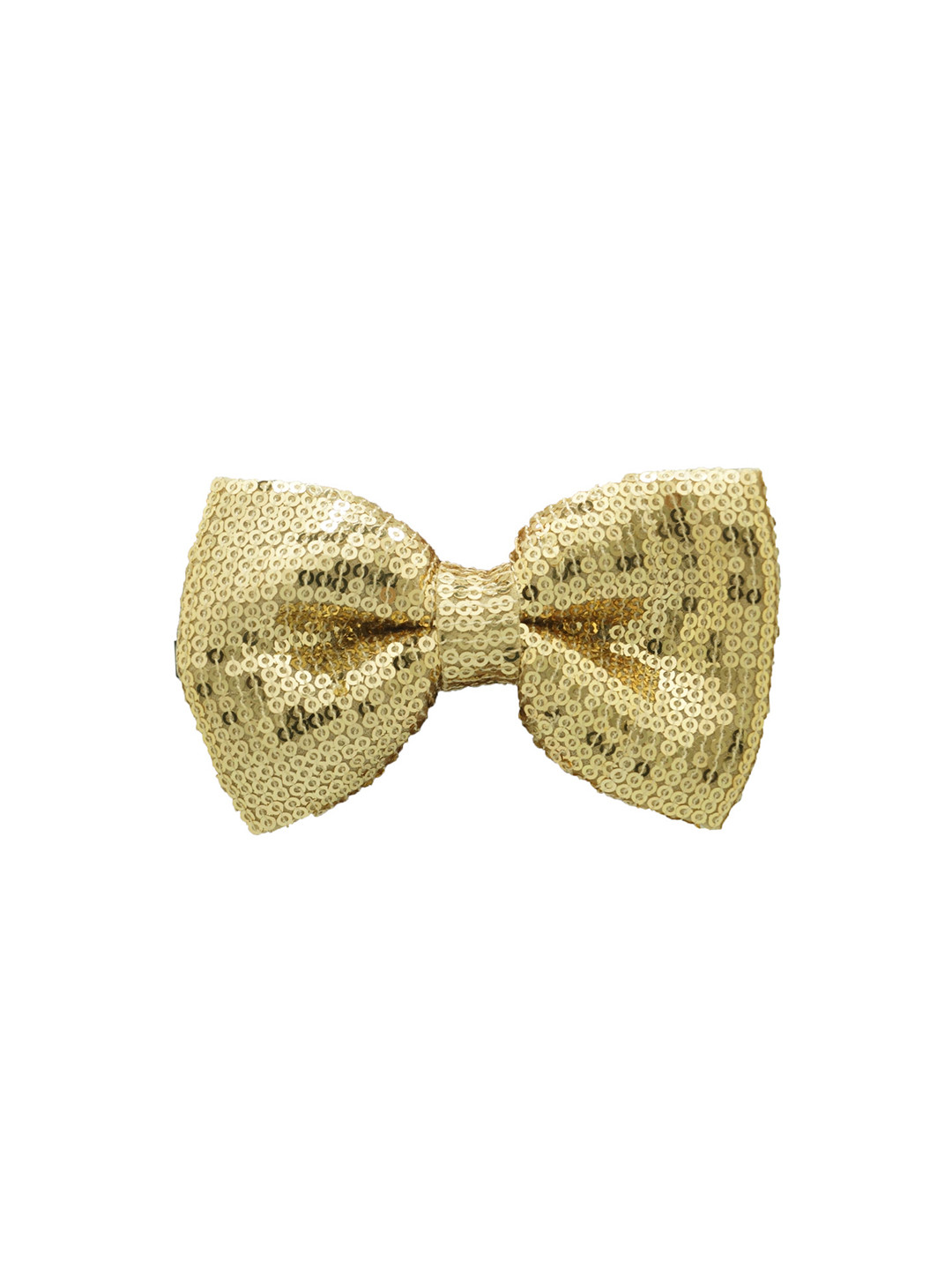 The Tie Hub Gold-Toned Sequinned Pre-Tied  Bow Tie