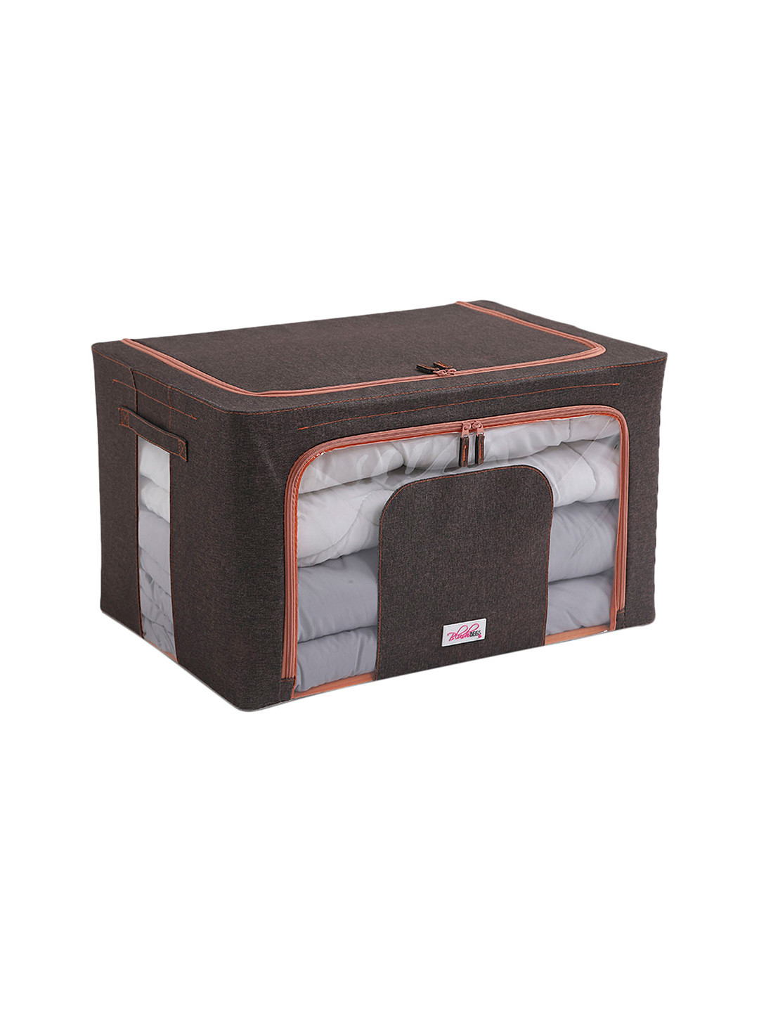 BlushBees Brown Solid Large Multi-Utility Foldable Storage Box Organizers