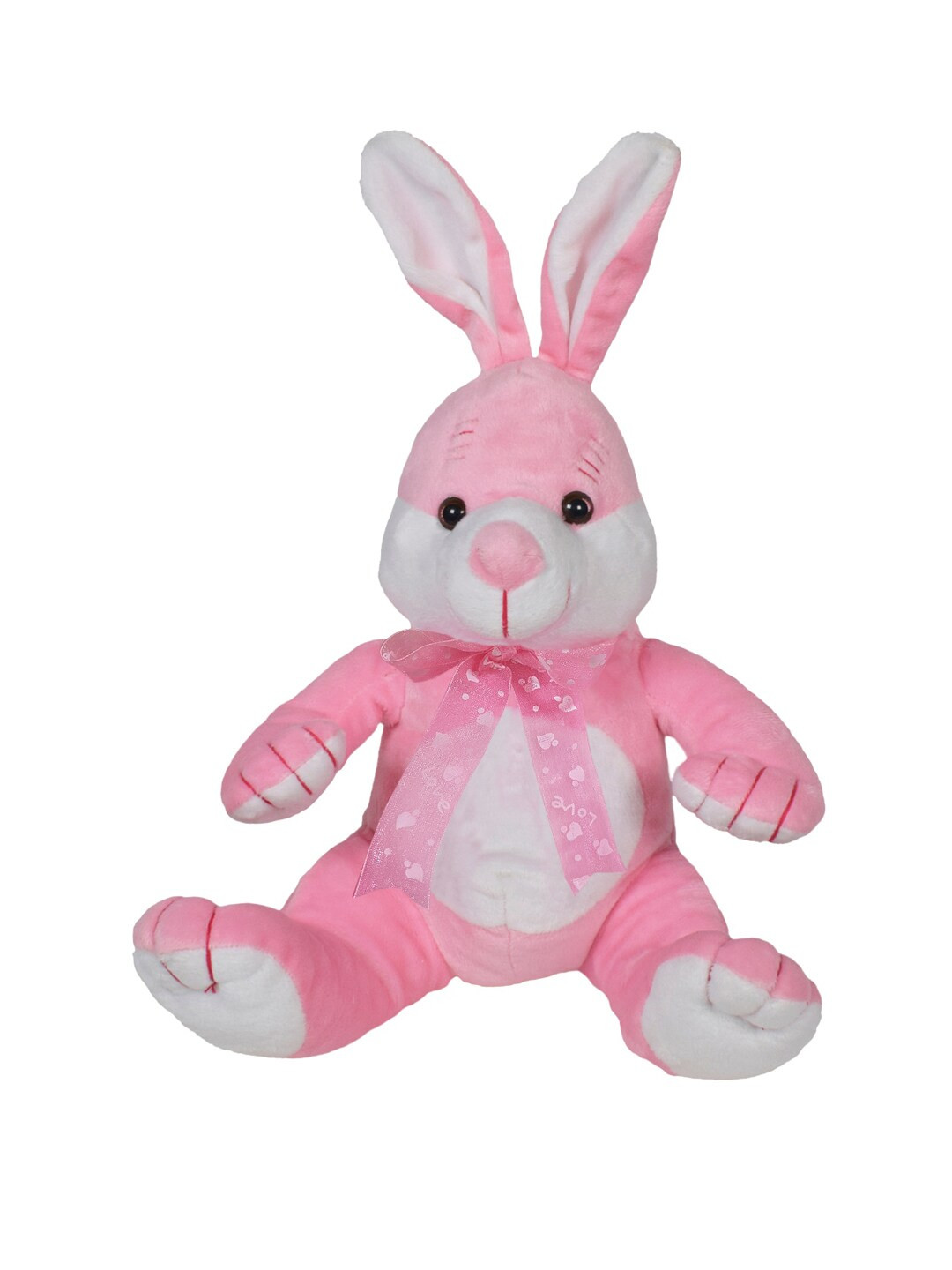 Ultra Kids Pink & White Cute Sitting Rabbit Soft Toy