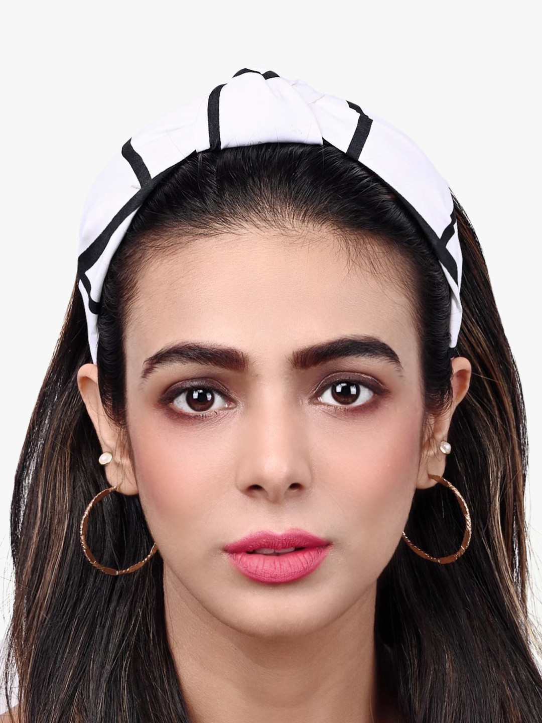 BuckleUp White Hairband