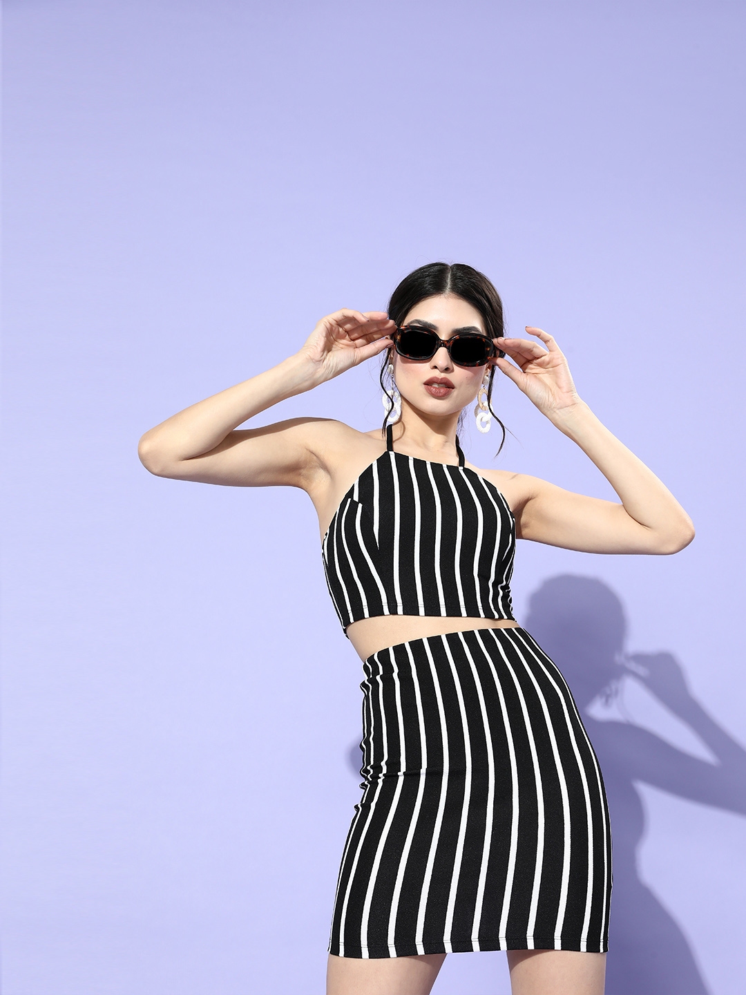 Vici discount striped dress