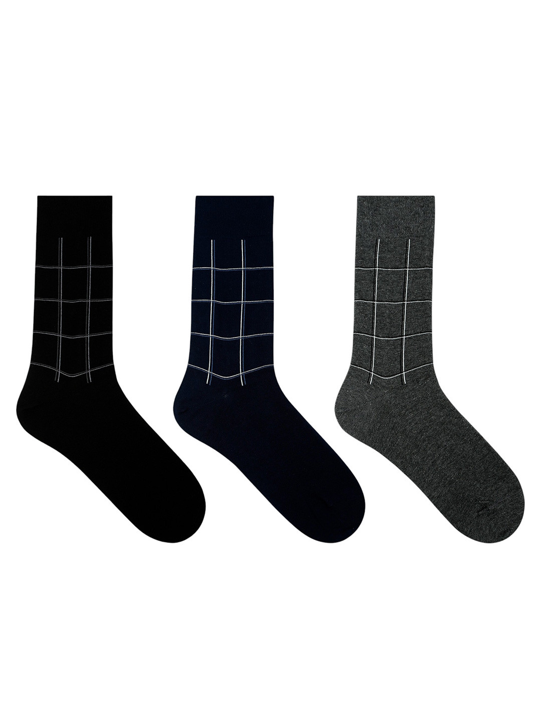 Socksxpress Pack of 3 Men Basic Cotton Crew Socks
