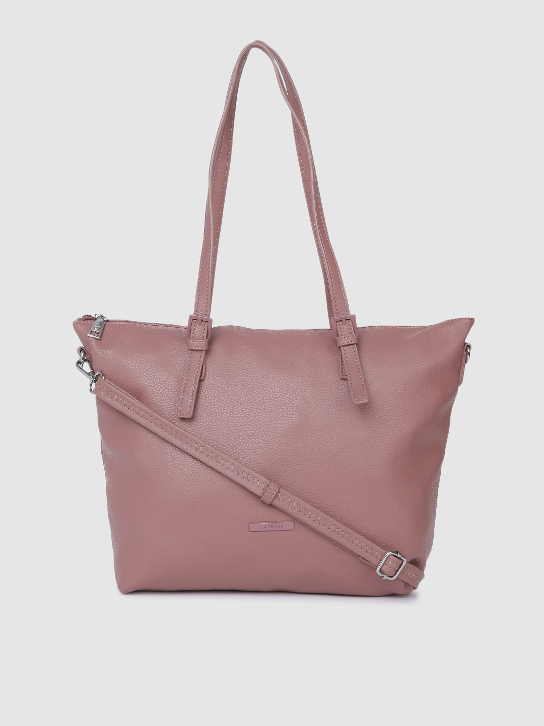 Caprese Pink OPIUM Leather Shoulder Bag
