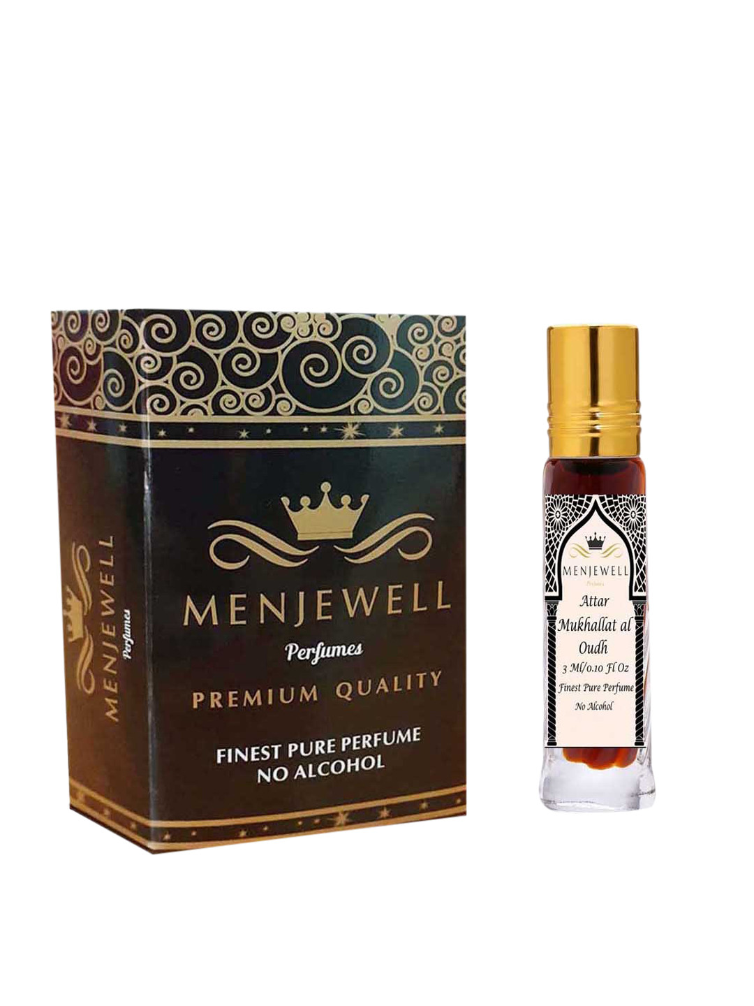 Menjewell Unisex Mukhallat Al Oudh Attar 3 ml