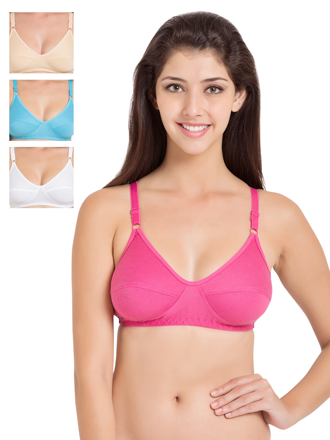 Buy Souminie Pack Of 4 Full Coverage Bras SLY - Bra for Women