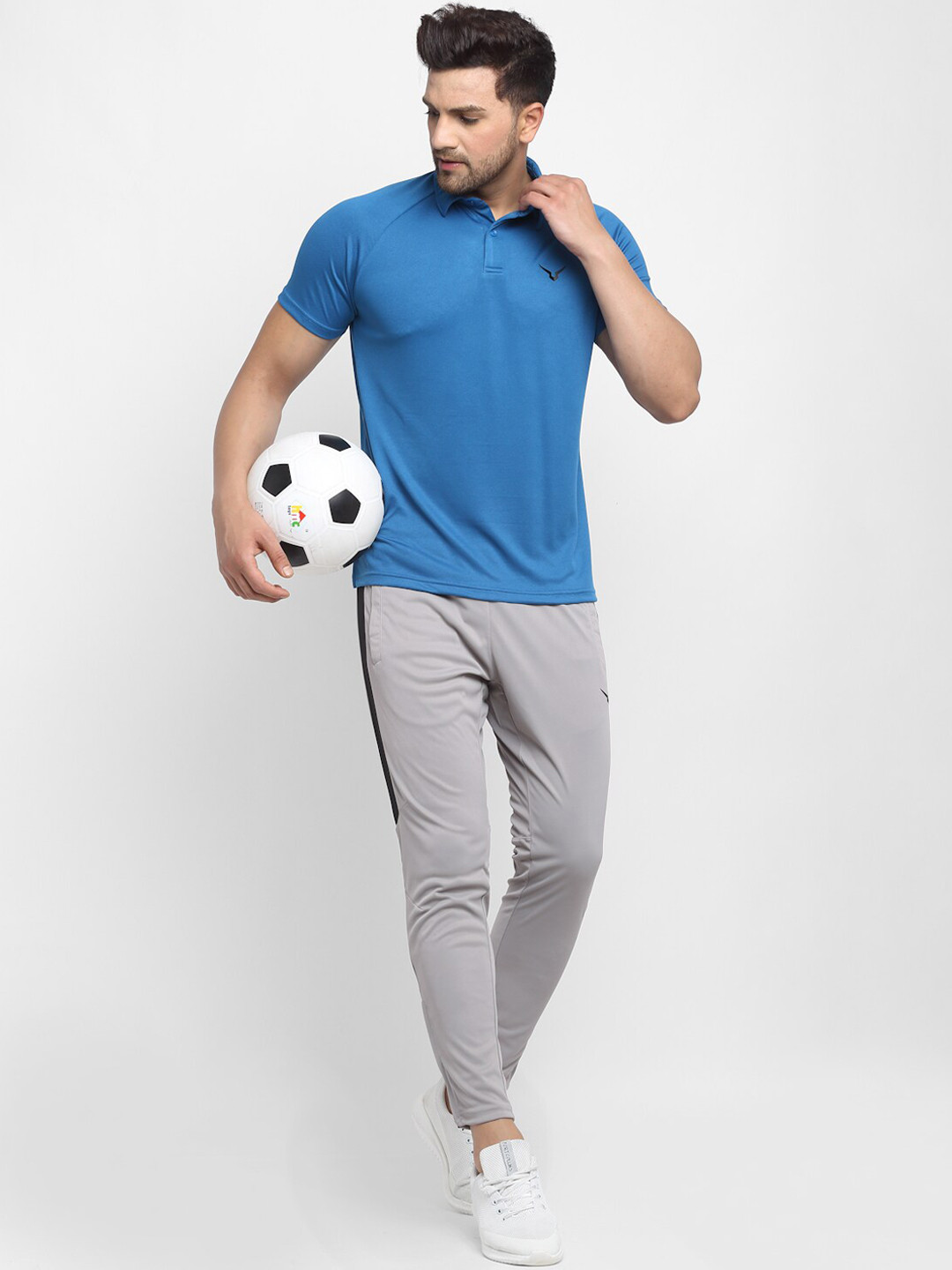 Invincible Men Raglan Polo Tee
