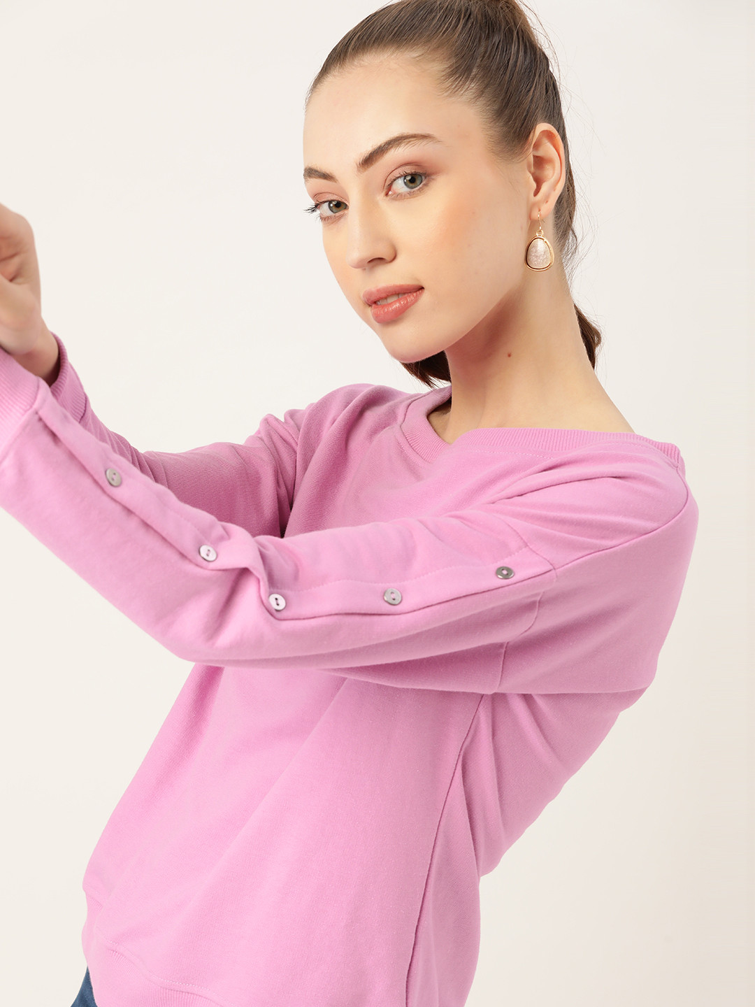 DressBerry Women Purple Sweatshirt