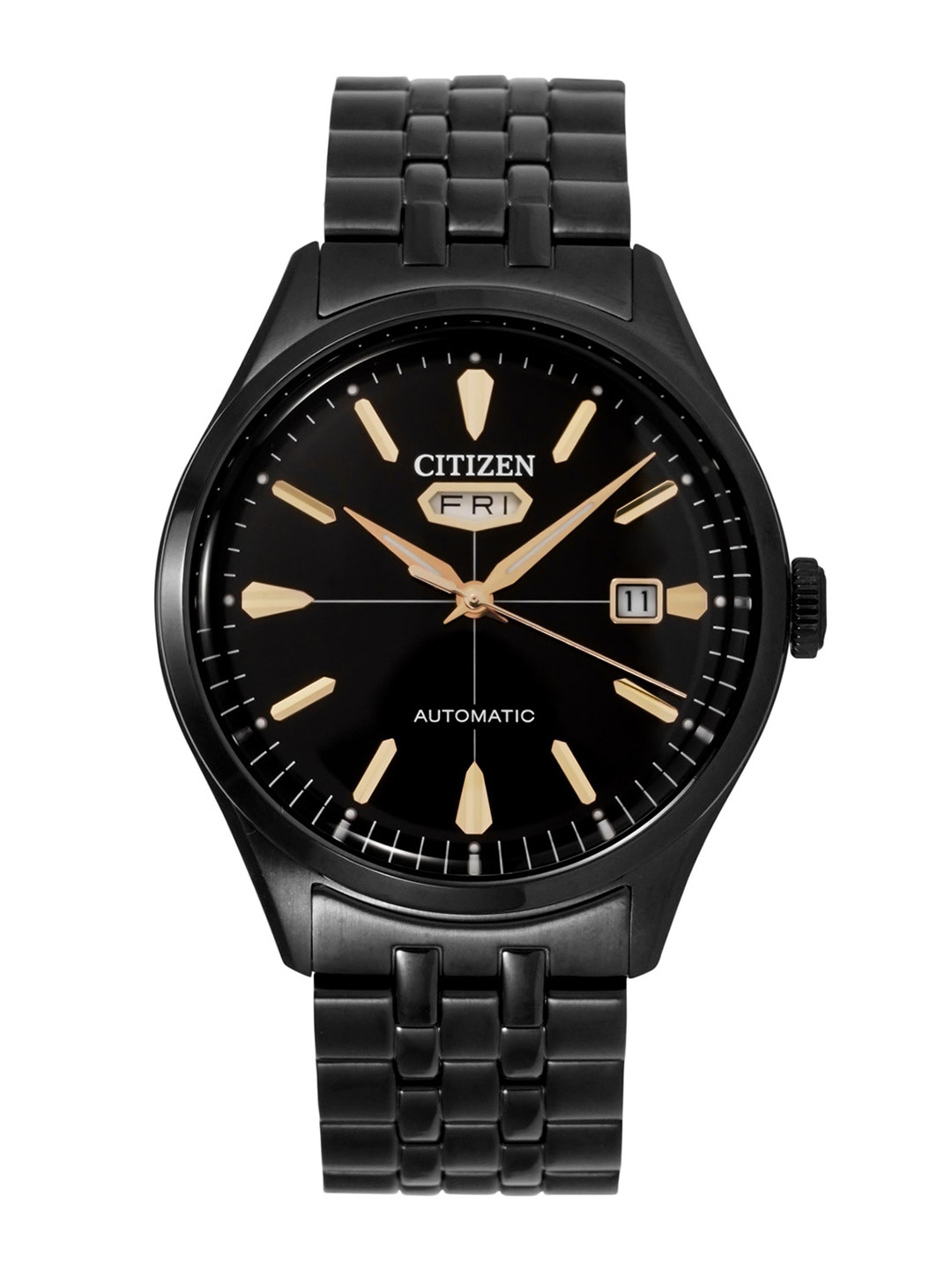 Citizen Men Black Analogue Watch NH8395-77E