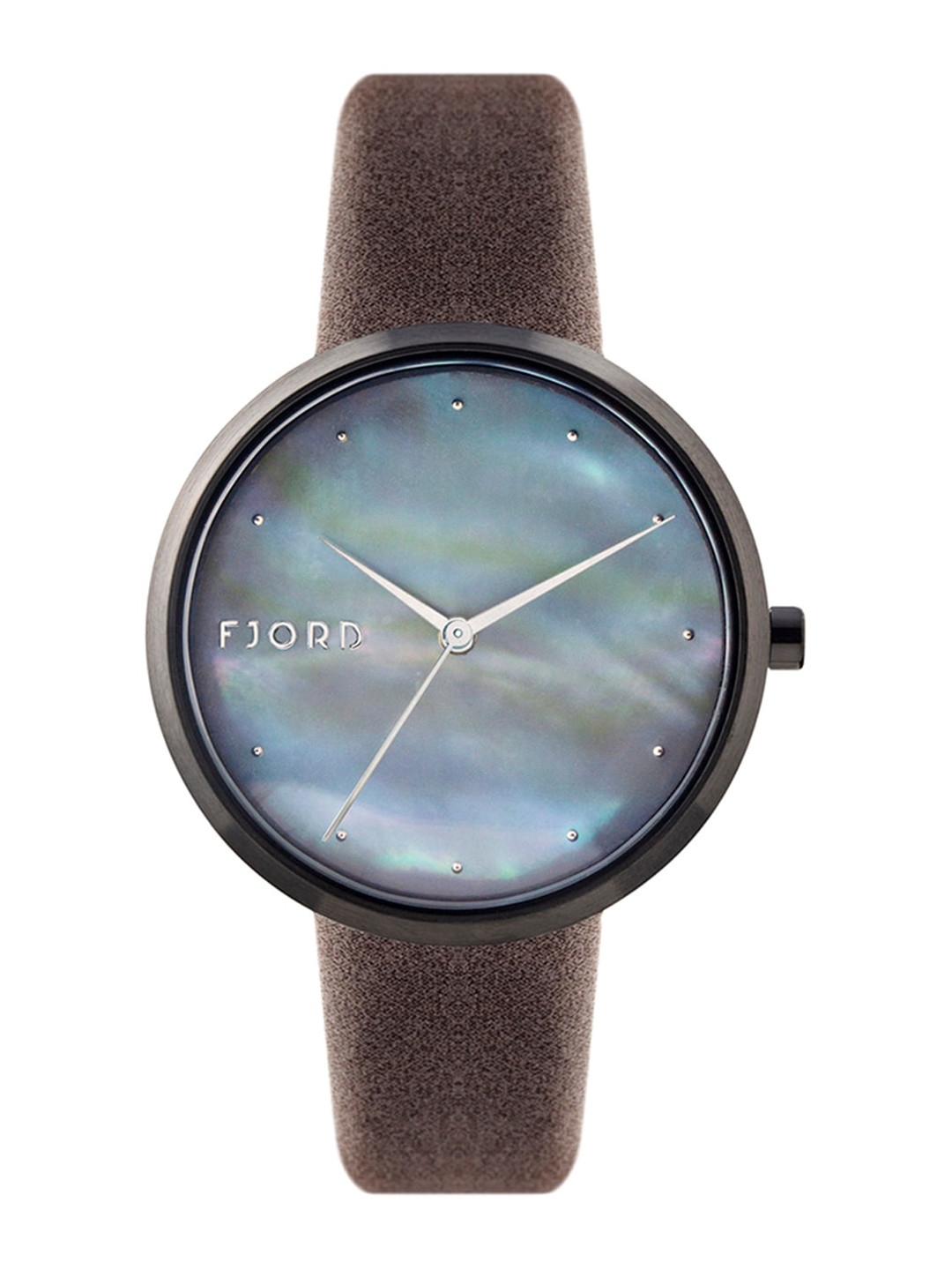 FJORD Women Brown Leather Analogue Watch FJ-6056-04