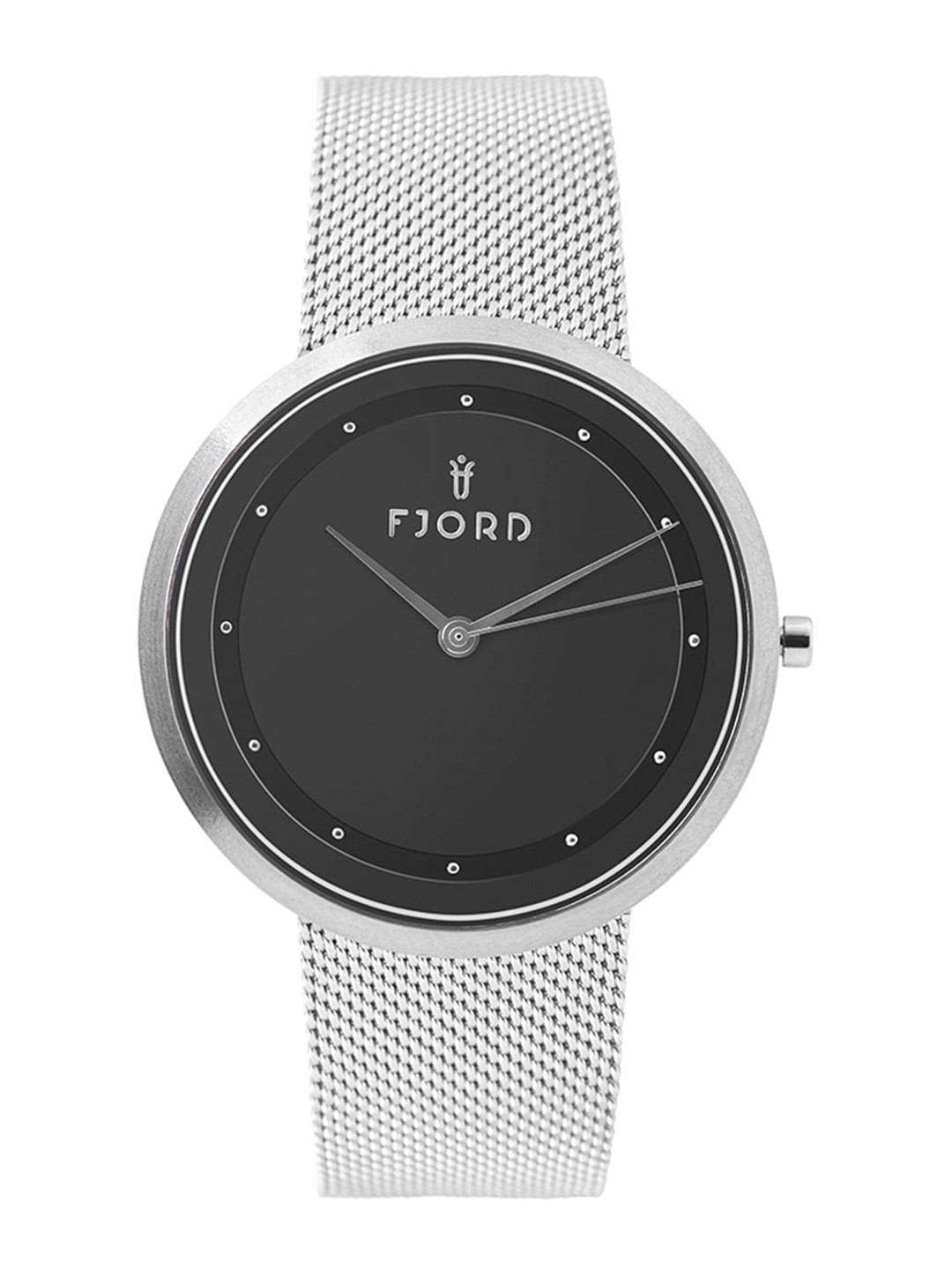 FJORD Men Black Analogue Watch FJ-3055-11