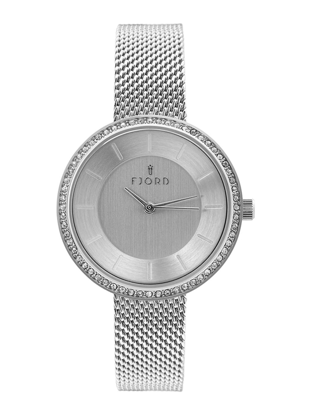 FJORD Women Silver-Toned Analogue Watch FJ-6058-22