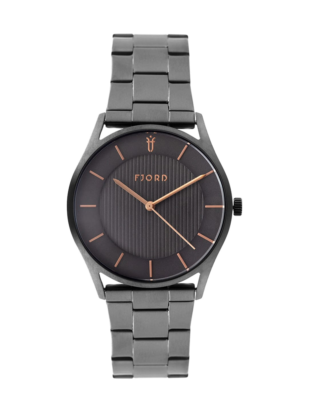 FJORD Men Black Analogue Watch FJ-3046-44