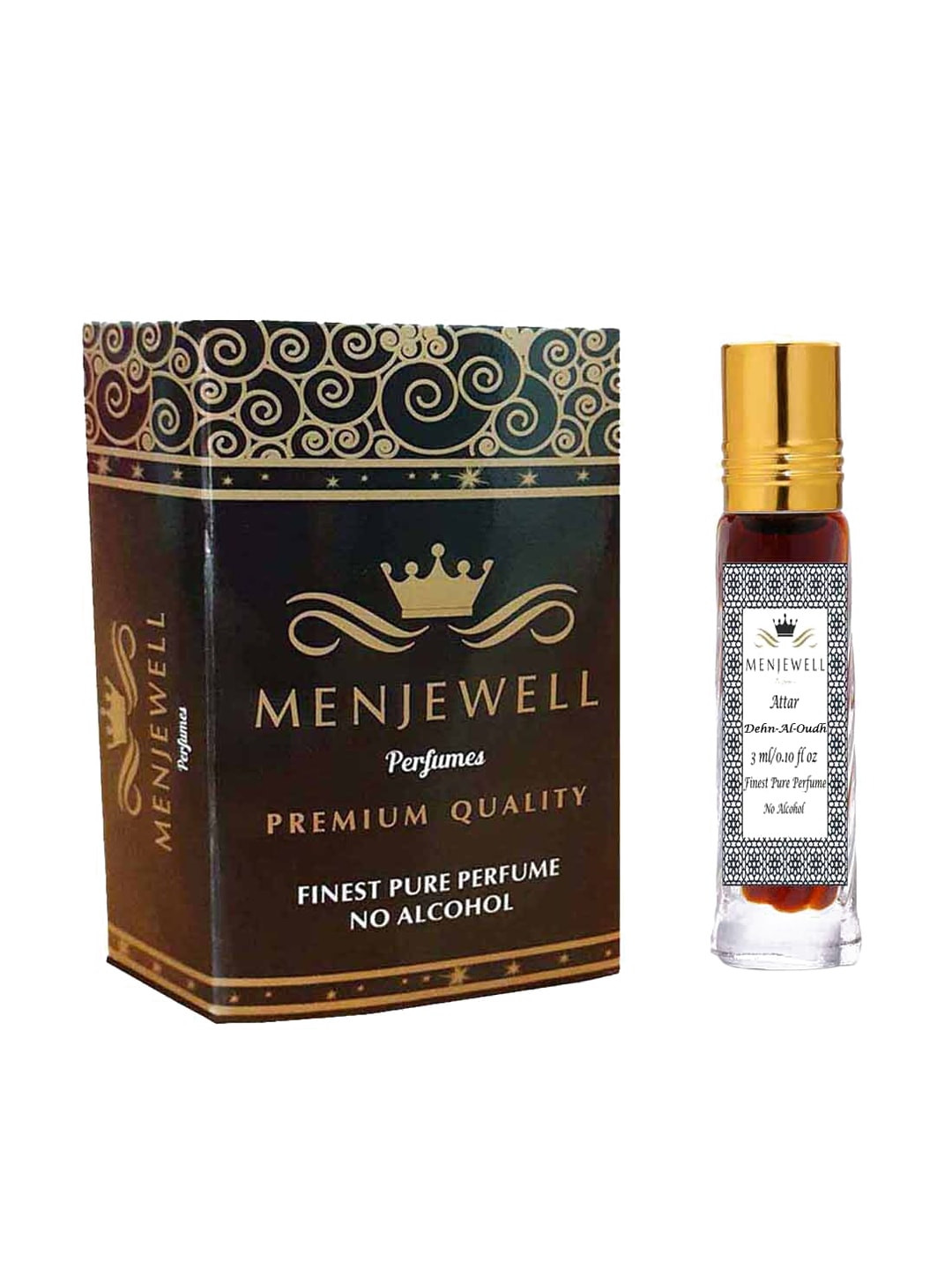 Menjewell Dehn-Al-Oudh Attar - 3 ml