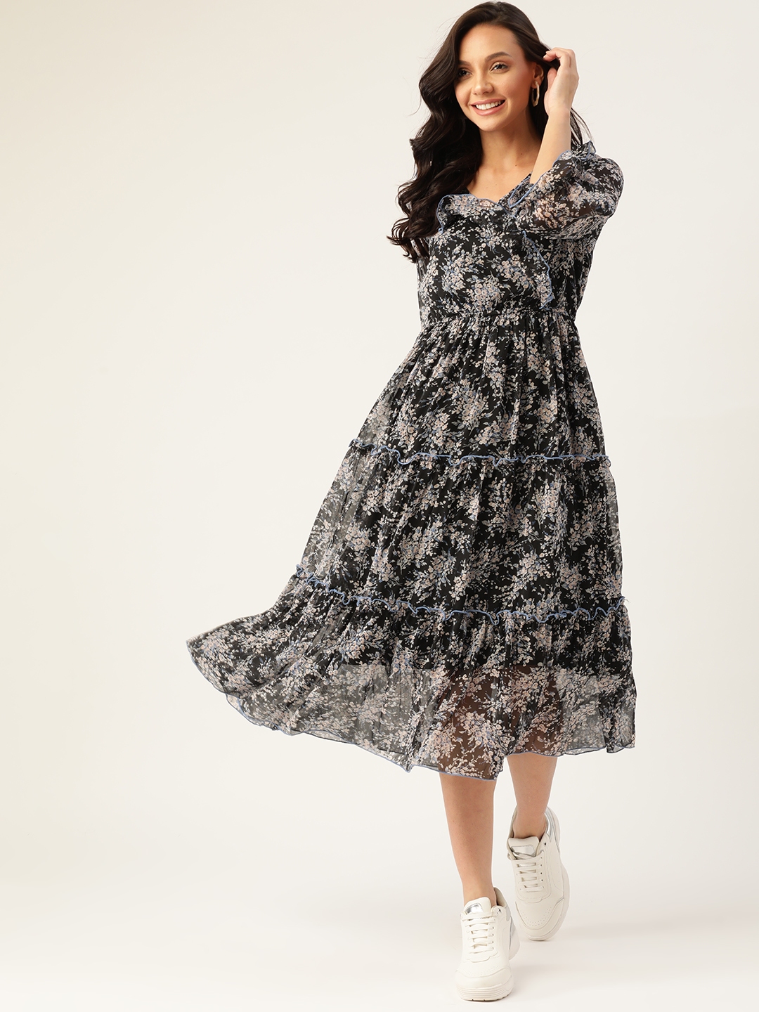 Wrap dress myntra shop