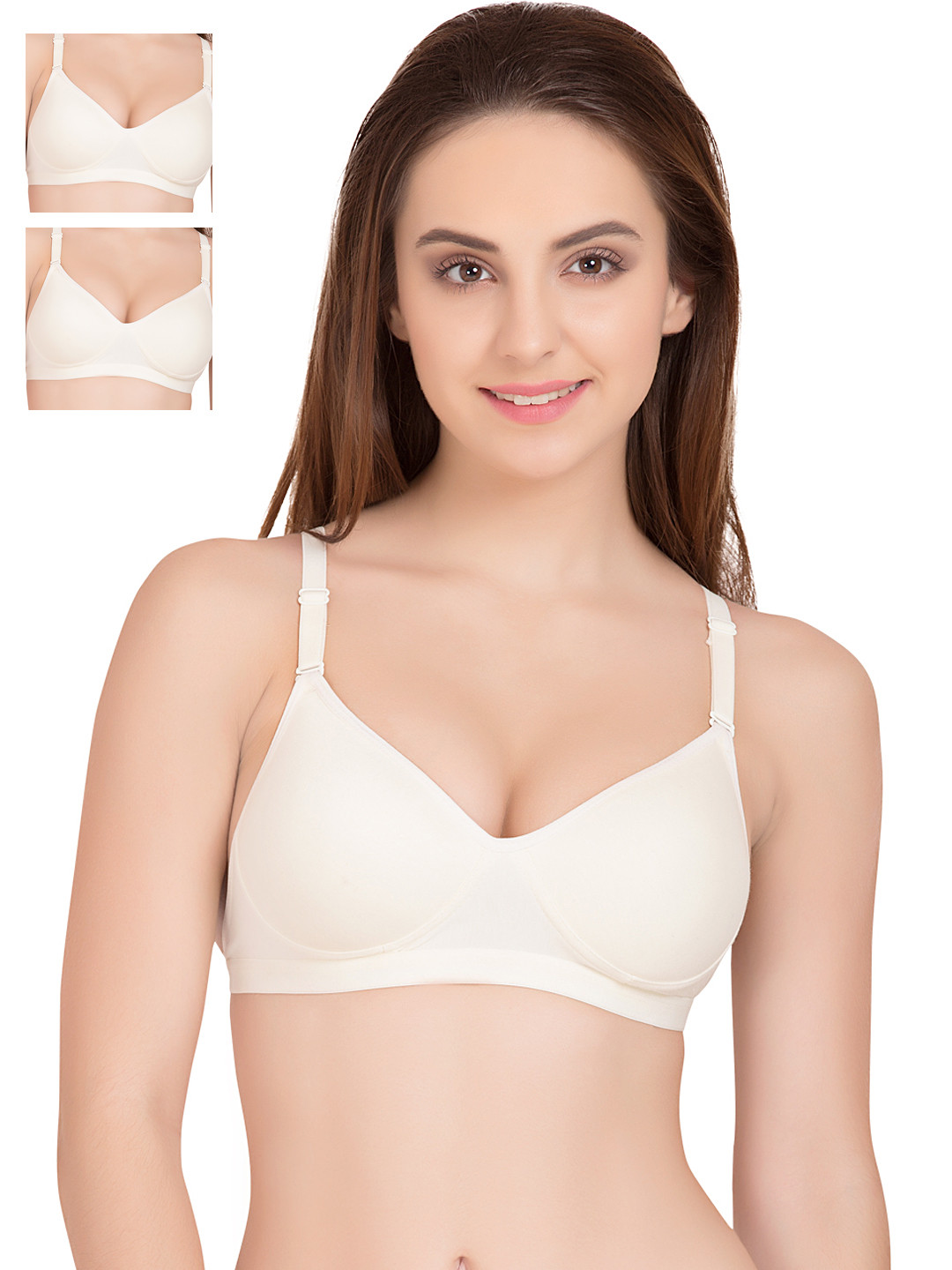 Tweens Pack of 3 White T-shirt Bras TW1313OFFW