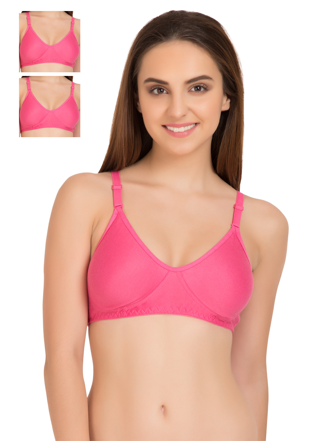 Tweens Women Pack of 3 Non Padded Every Day Seamless T-Shirt Bra
