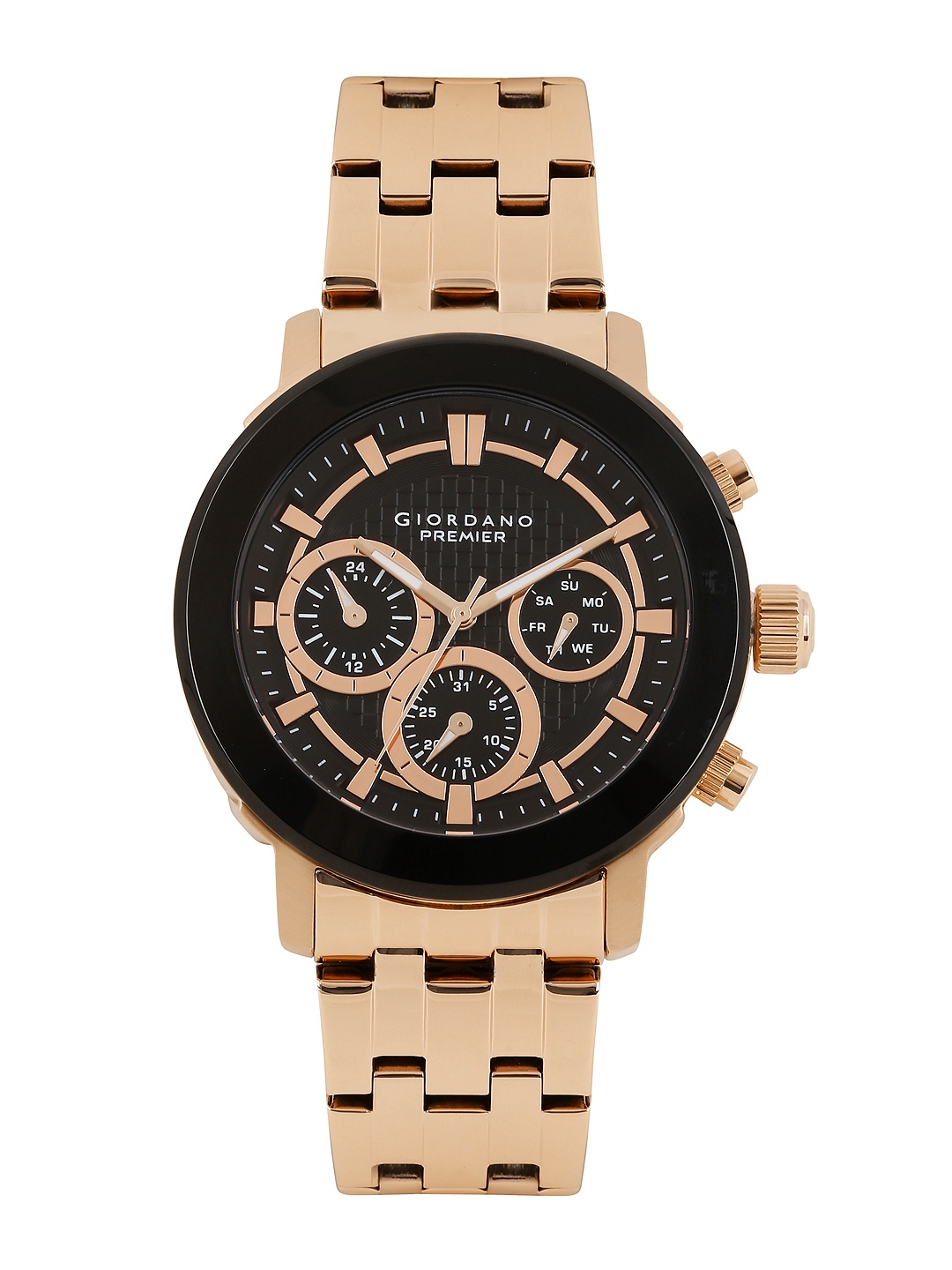 Giordano analog rose hot sale gold dial women's watch