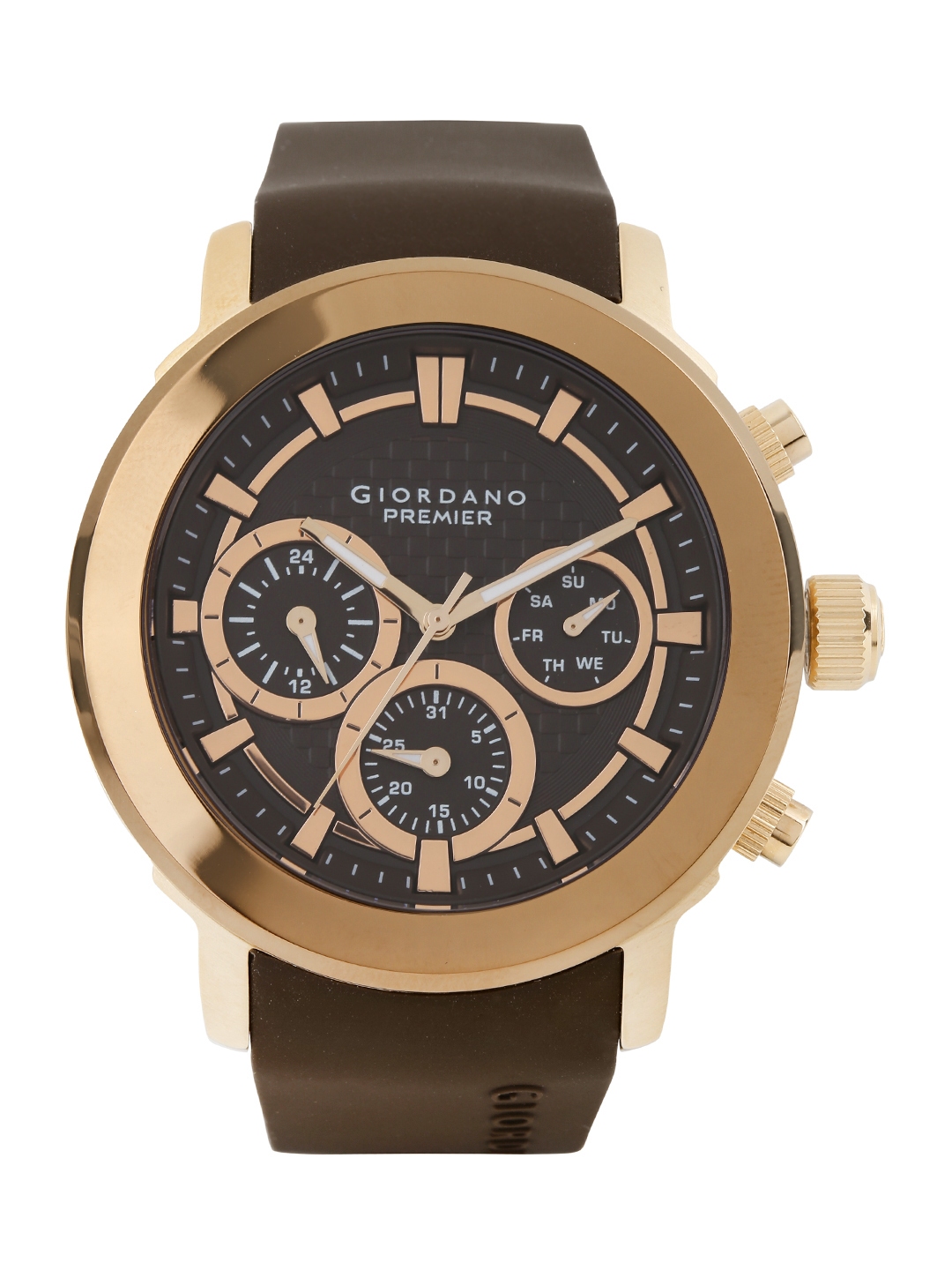 Buy GIORDANO Premier Men Brown Dial Multifunction Watch P1055 04 Watches for Men 1409771 Myntra