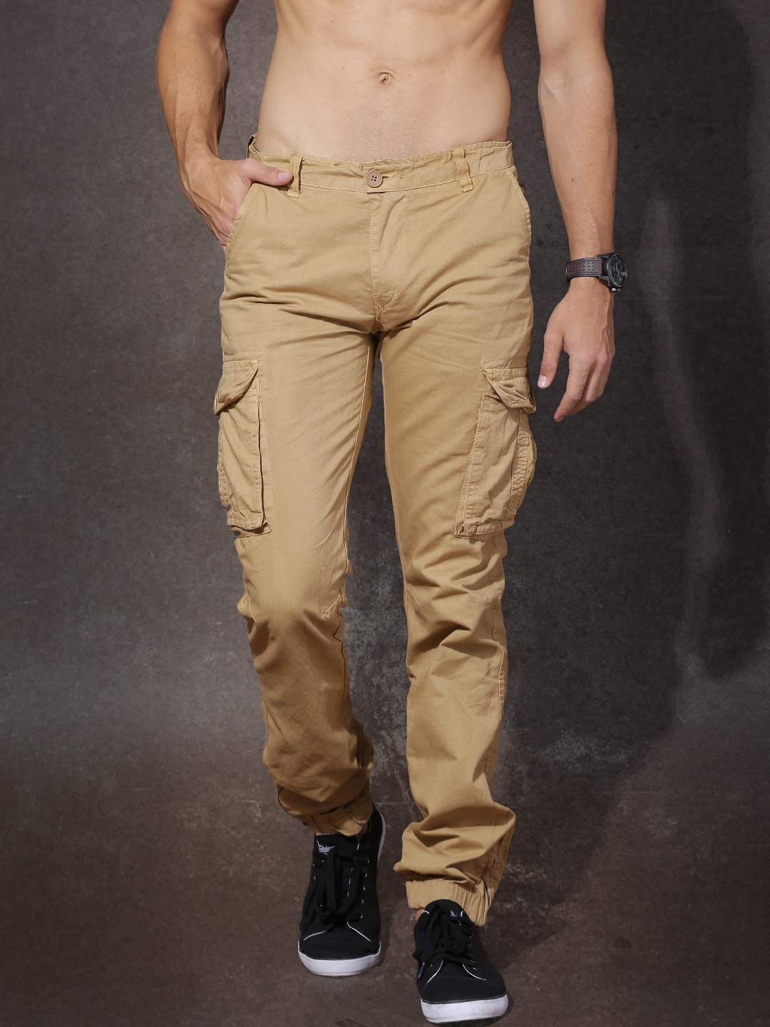 Buy Khaki Trousers  Pants for Men by THOMAS SCOTT Online  Ajiocom