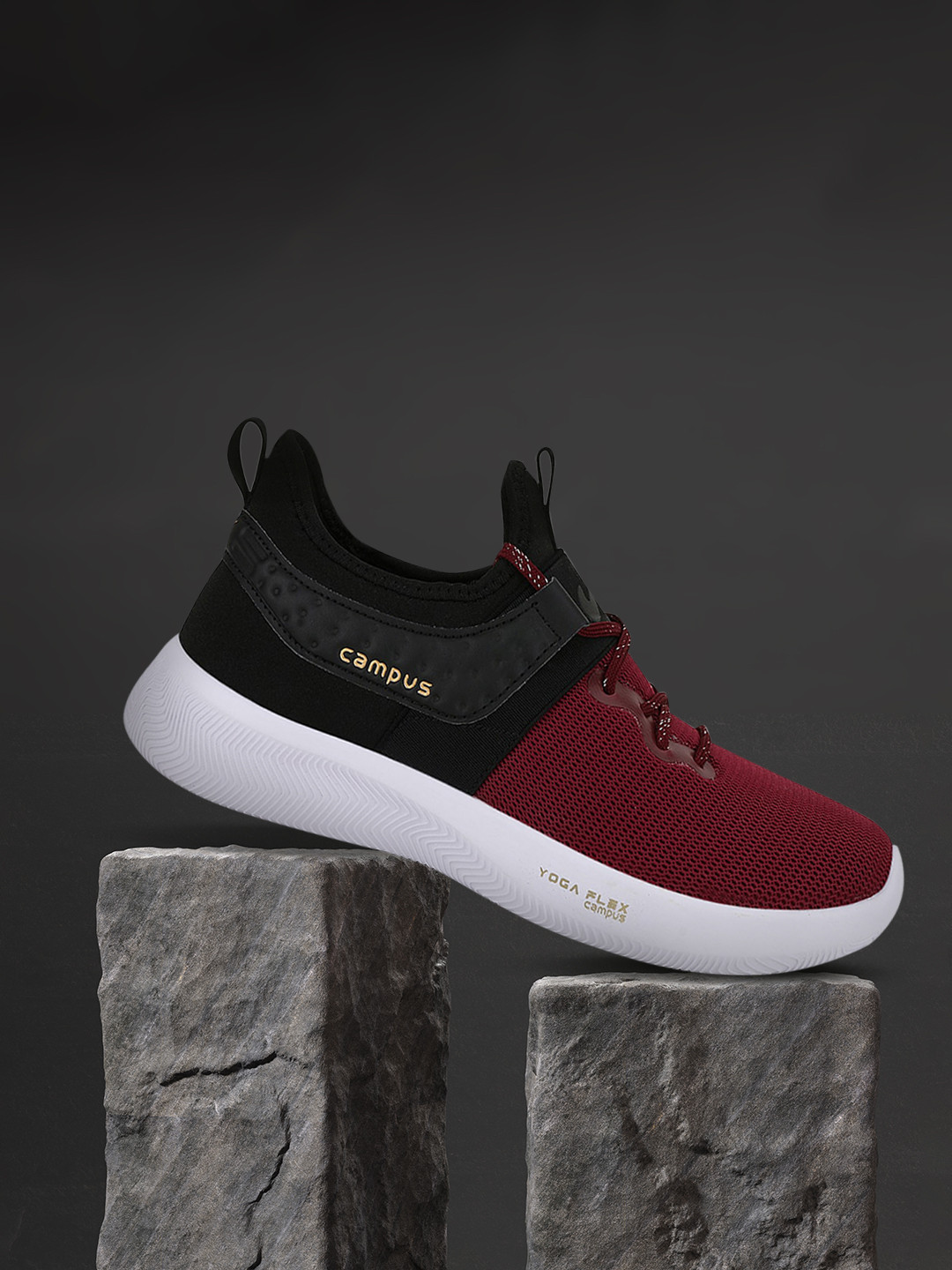 Campus Women SHERRY Maroon Mesh Running Shoes