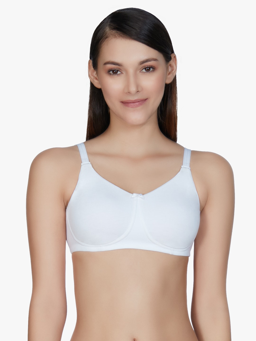 Amante Solid Non Padded Wirefree Essential Comfort T-Shirt Bra - BRA75301
