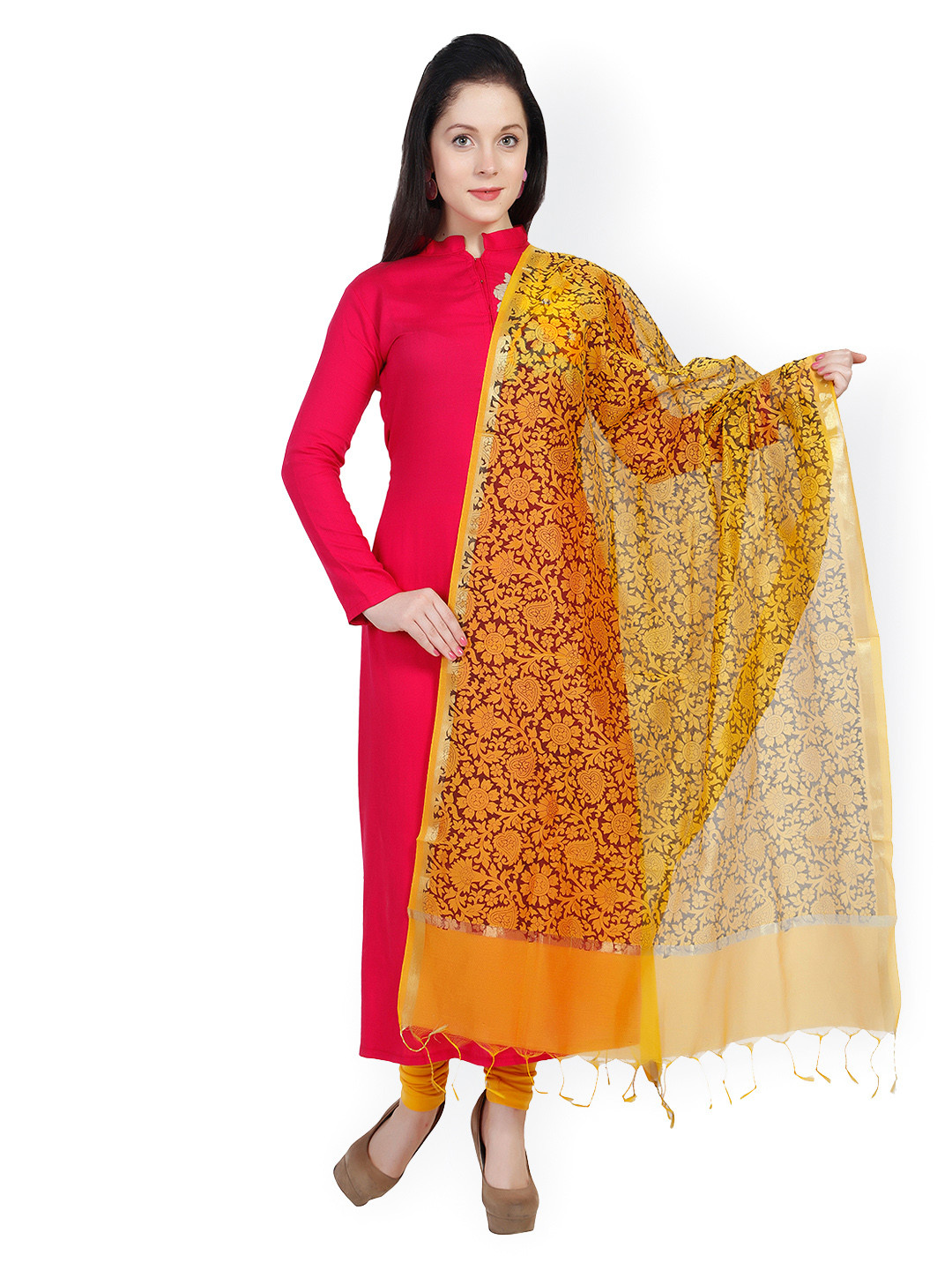 Buy Dupatta Bazaar Mustard Yellow Black Floral Block Print Chanderi Cotton Silk Dupatta Dupatta For Women 1411007 Myntra There are variety of songs are available. dupatta bazaar mustard yellow black floral block print chanderi cotton silk dupatta