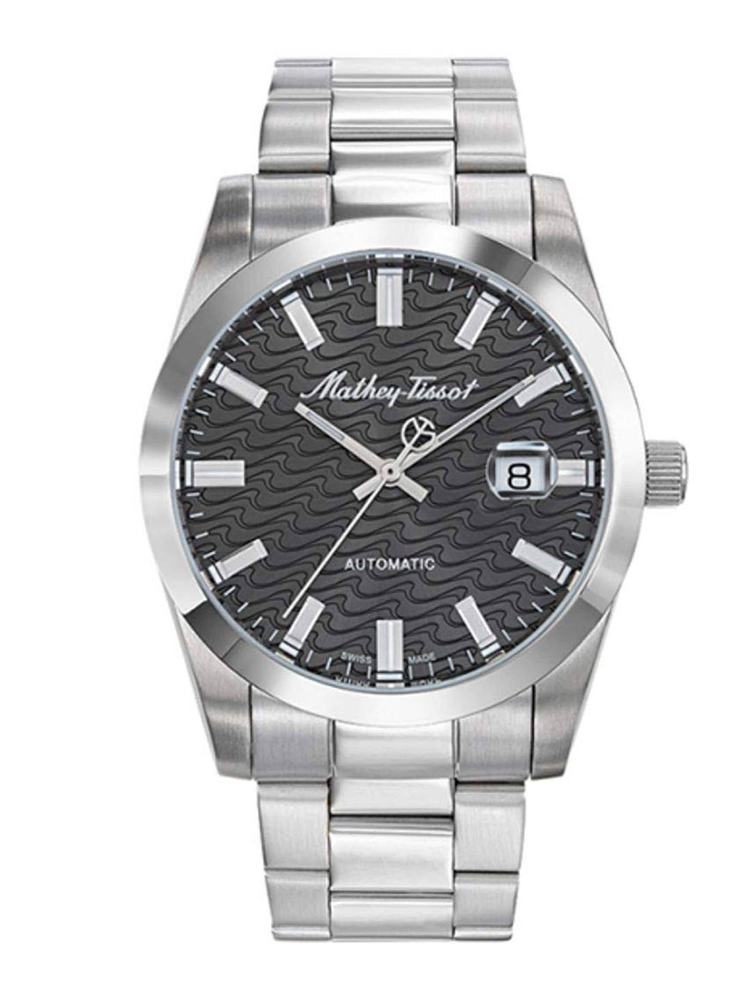 Mathey-Tissot Swiss Made Men Black Swiss Analogue Watch H1450ATAS