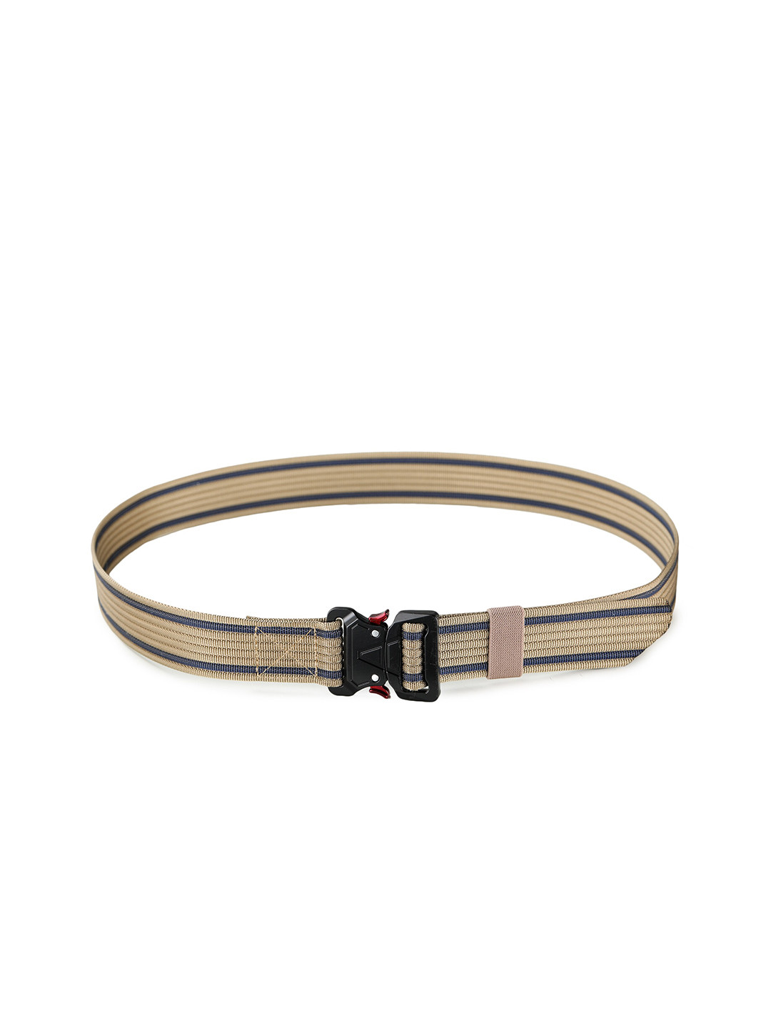 Kastner Men Beige & Blue Striped Belt