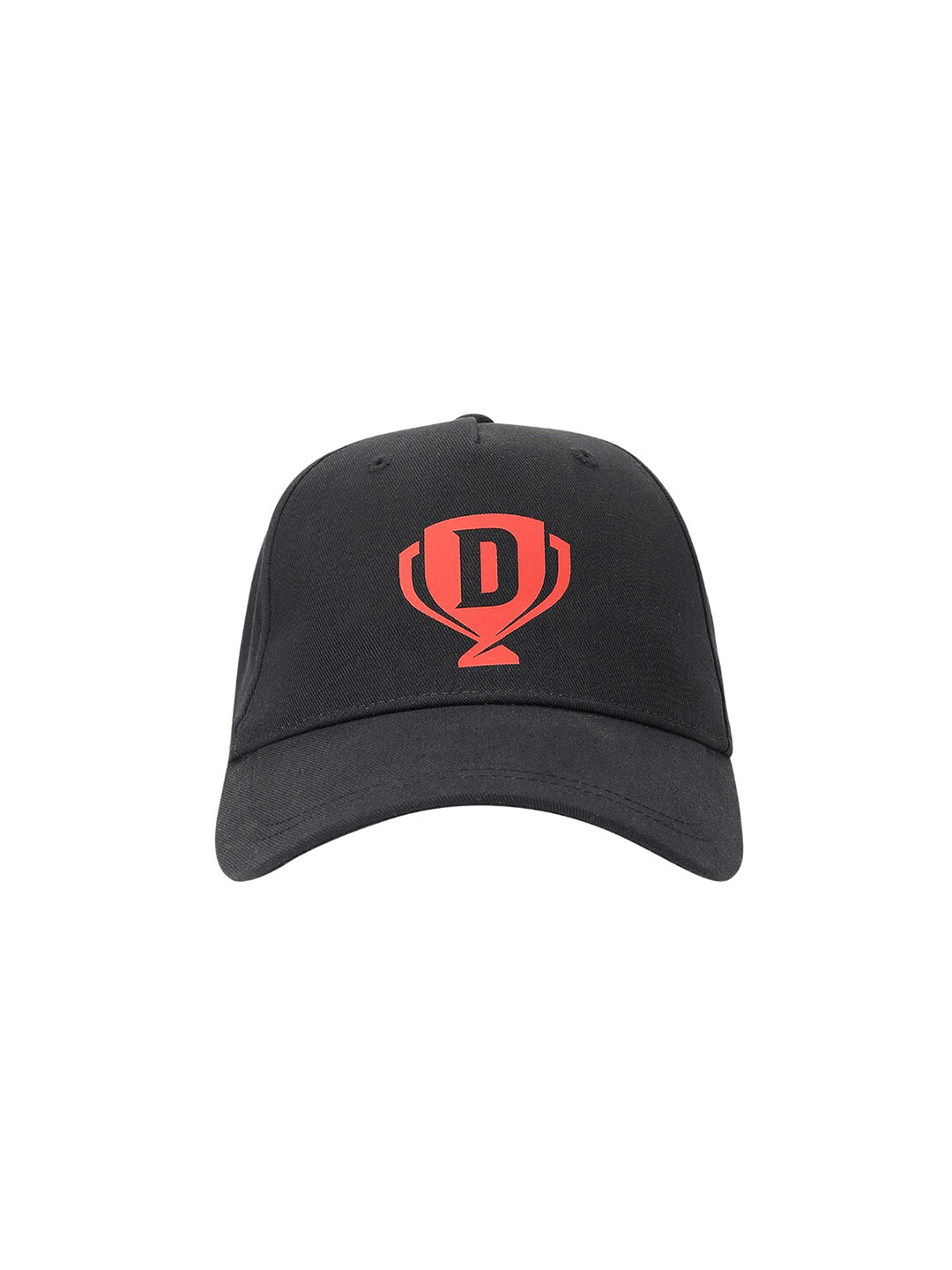 Puma Men Black & Red Printed Baseball Cap