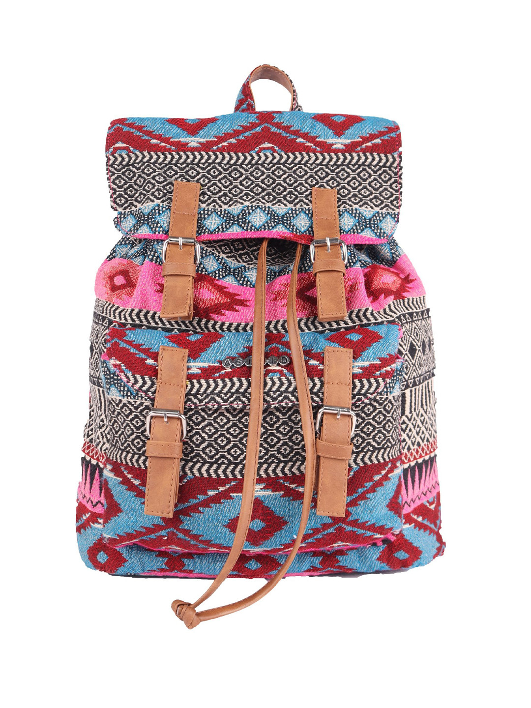 ASTRID Girls Multicoloured Geometric Backpack