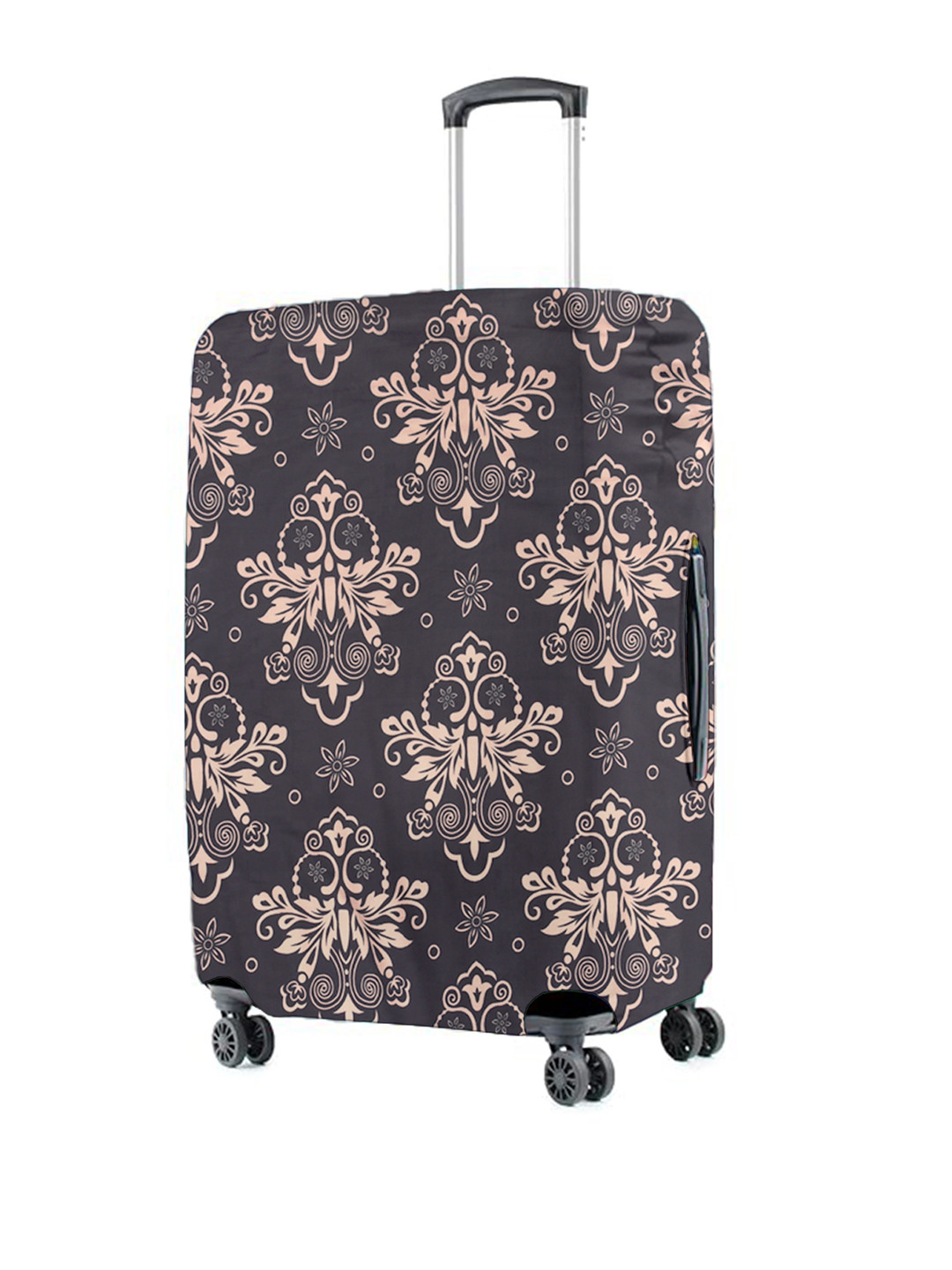 Cortina Black Printed Protective Small Trolley Bag Cover
