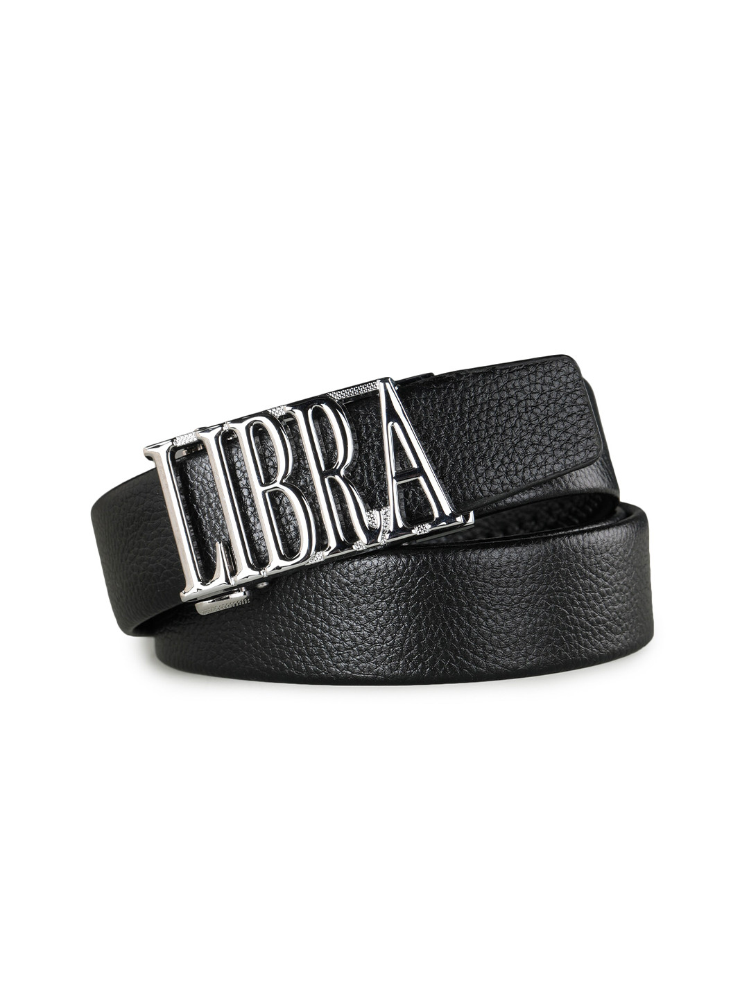 Kastner Men Black Solid Libra Belt