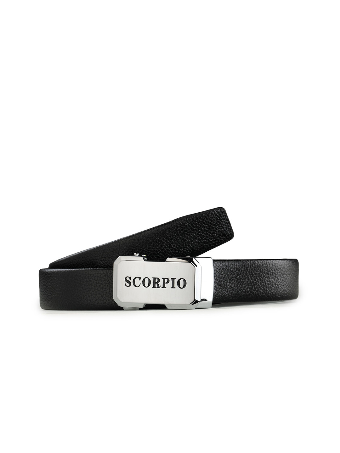 Kastner Men Black Solid Scorpio Belt