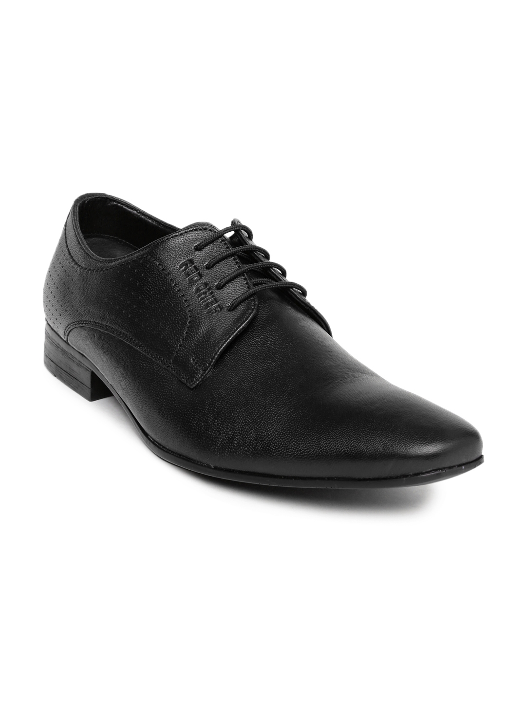 Red chief shoes formal black on sale