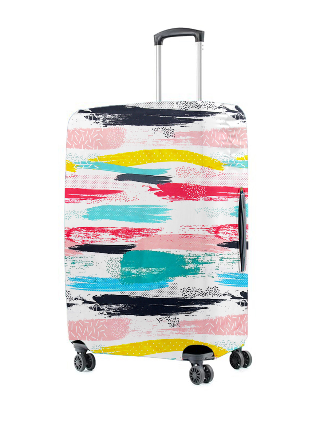 Cortina Multicoloured Printed Protective Medium Trolley Bag Cover