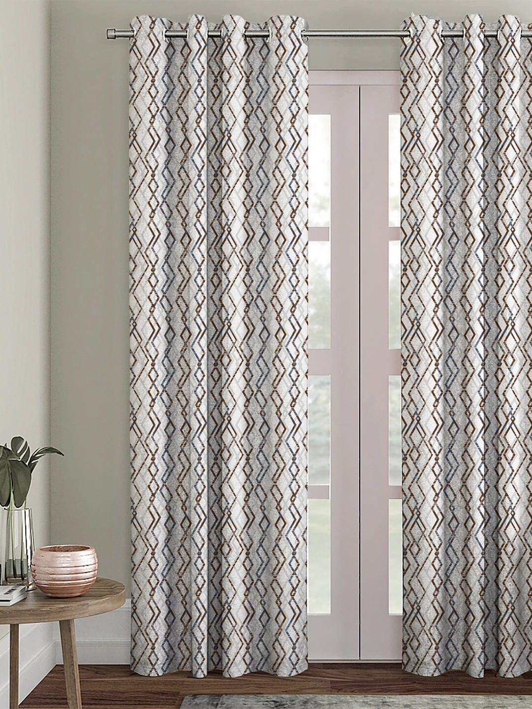 HOUZZCODE Unisex Multi Printed Curtains